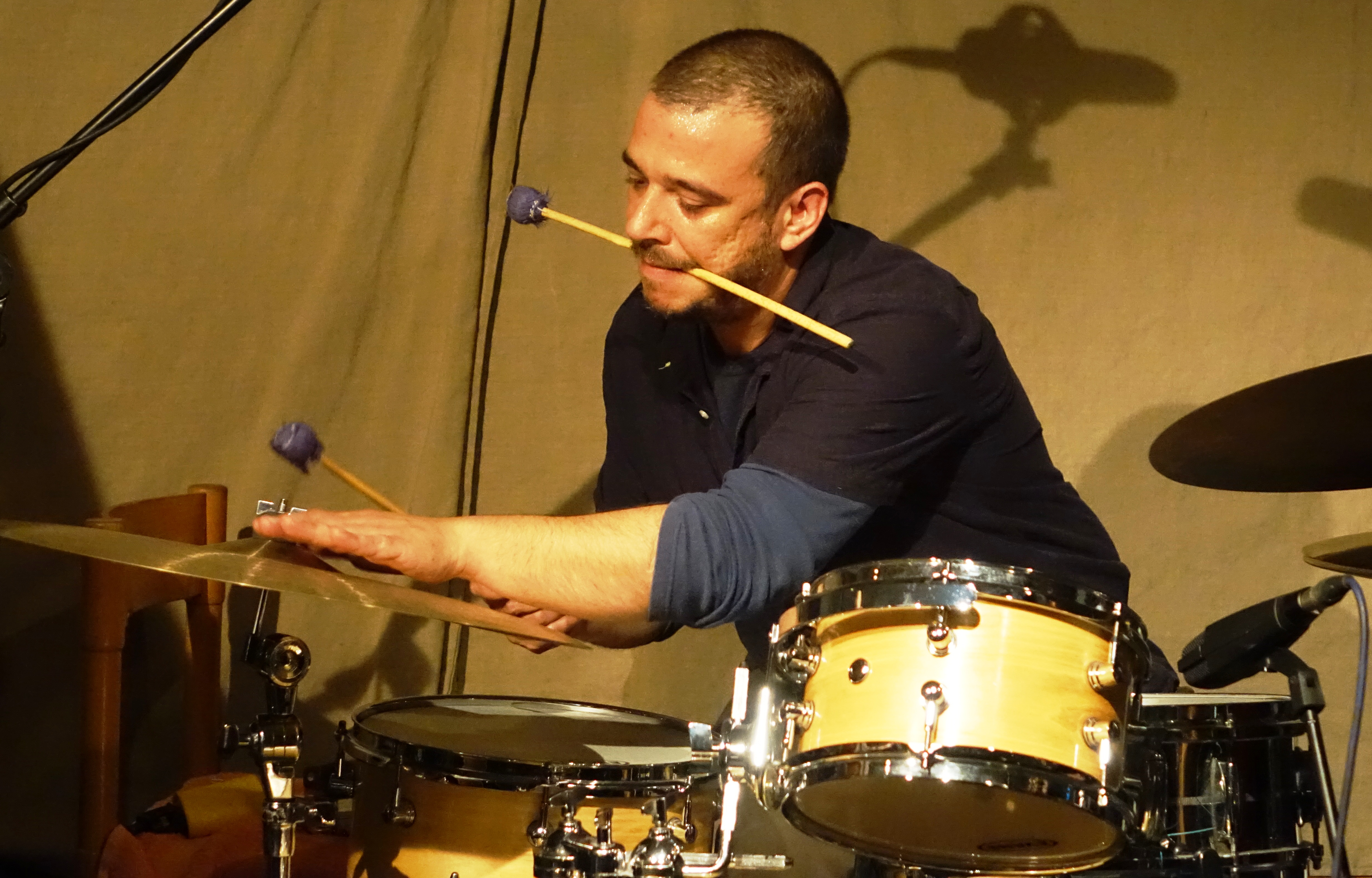 Javier Carmona at Cafe Oto, London in January 2019