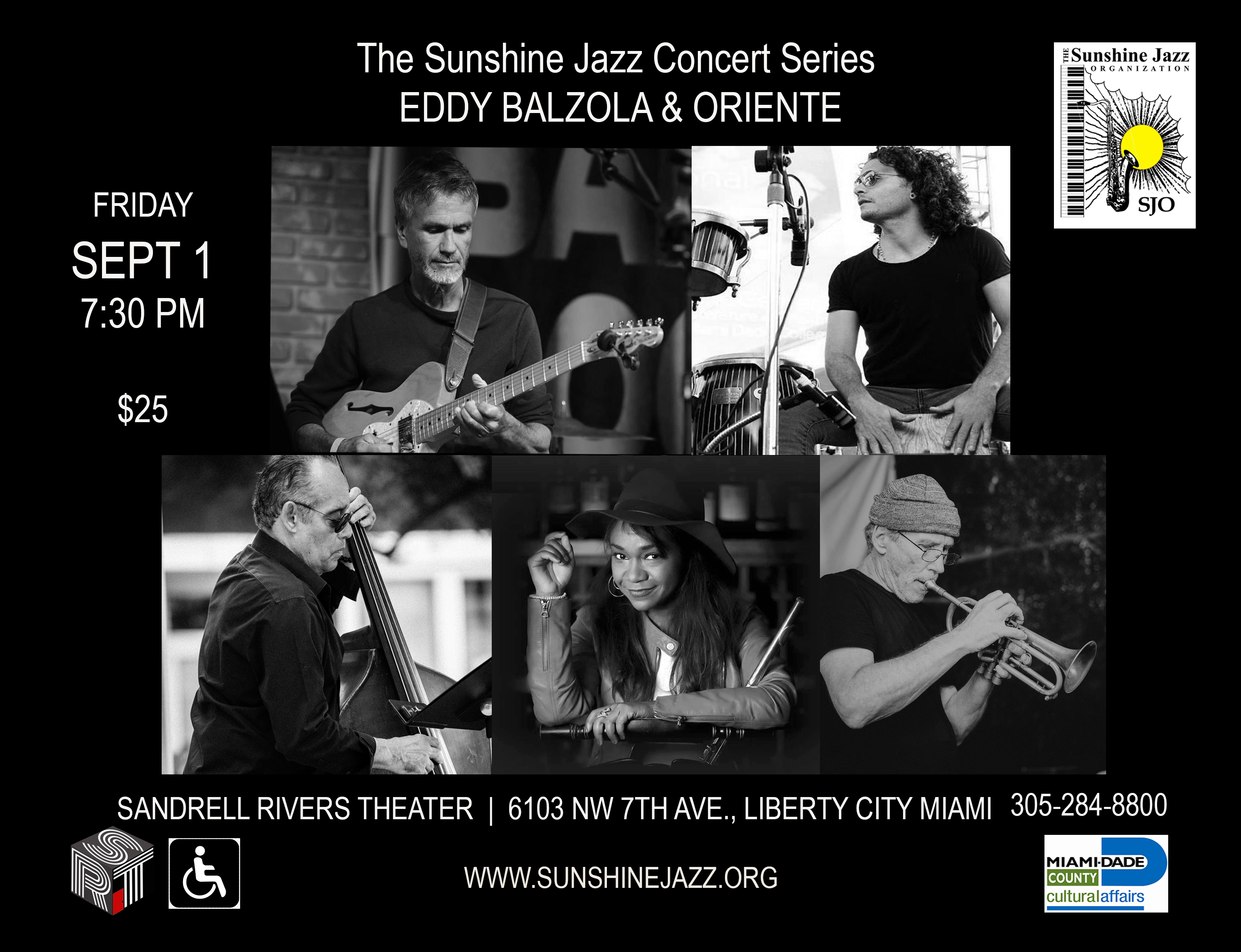 Sunshine Jazz Series Presents Eddy Balzola & Oriente!