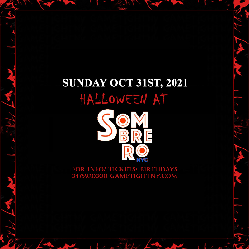 Sombrero Nyc Halloween Party 2021