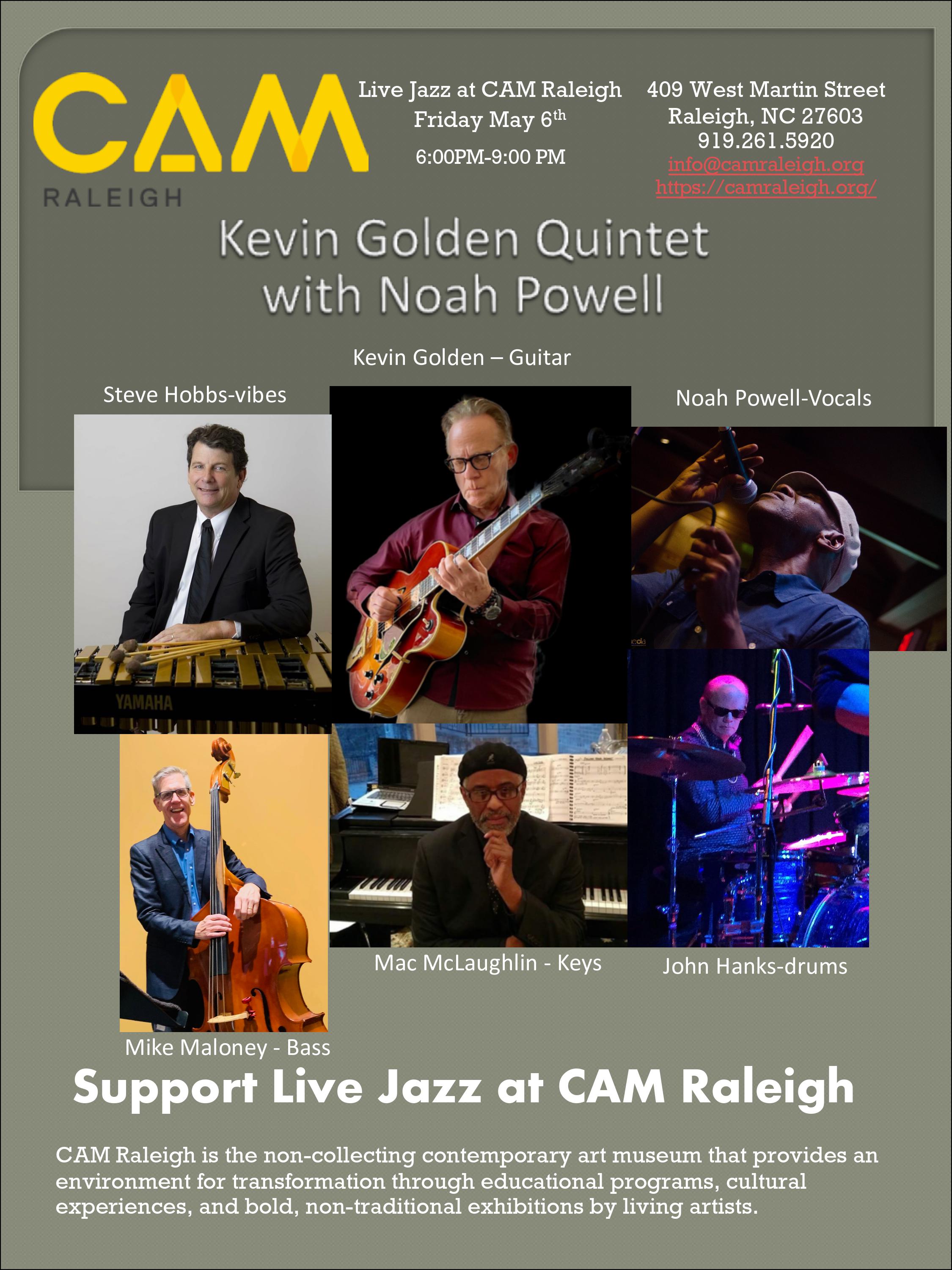 Mac McLaughlin Quintet With Noah Powell