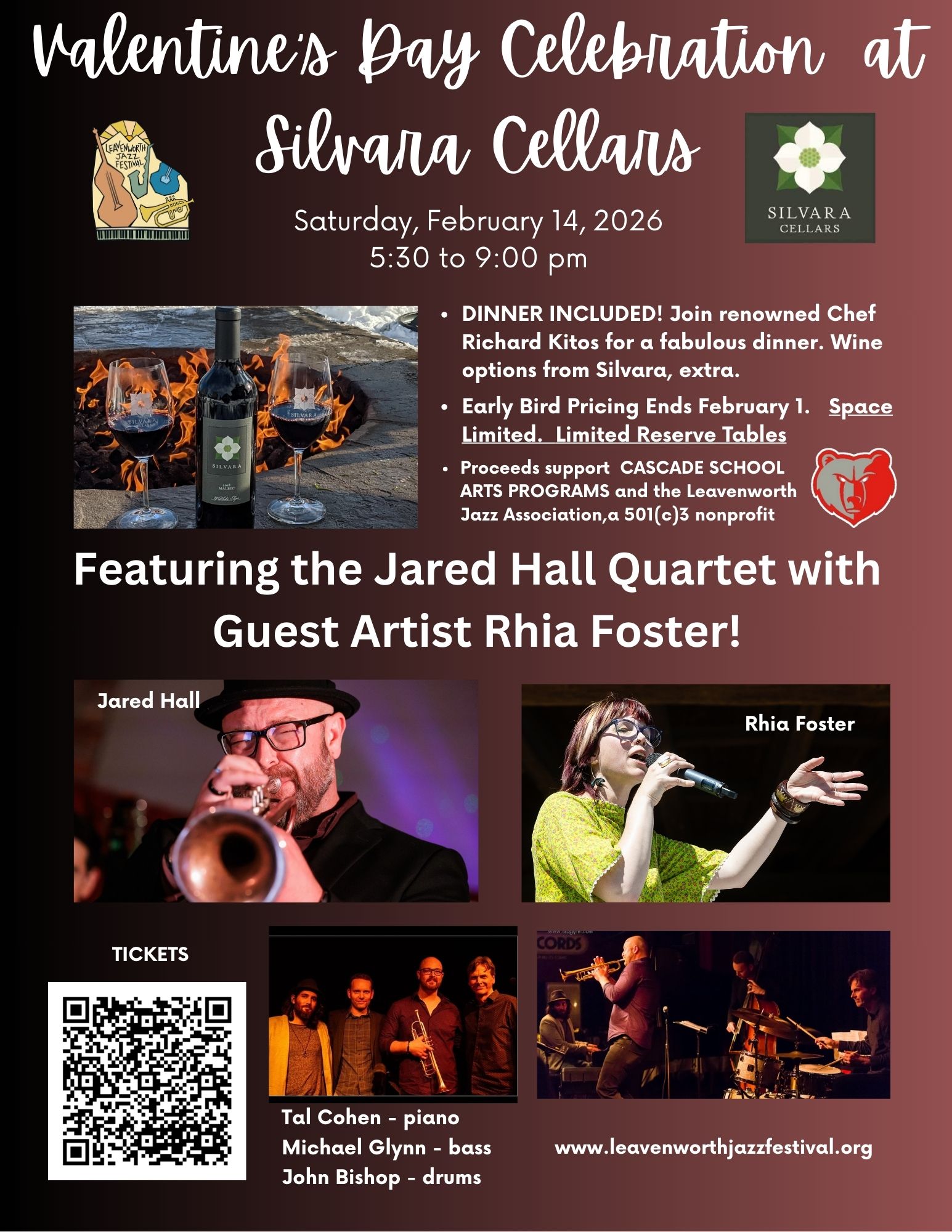 Valentine's Day Celebration At Silvara Cellars With The Jared Hall Quartet