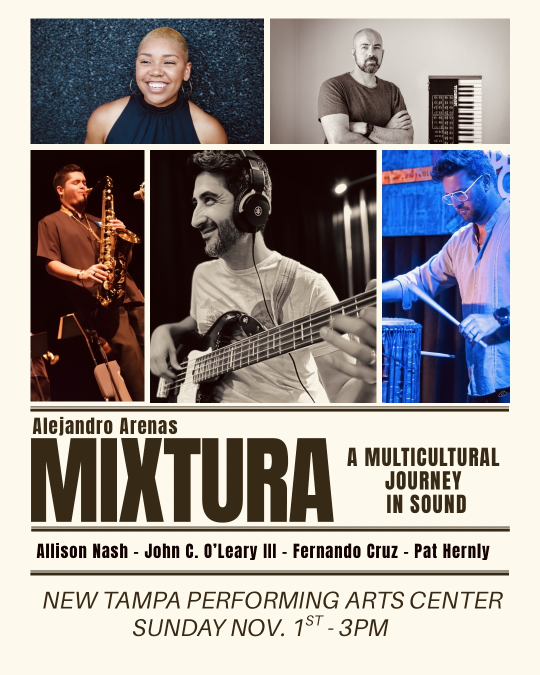 Alejandro Arenas: Mixtura - A Multicultural Journey In Sound — jazz photo by Luis Arenas | All About Jazz