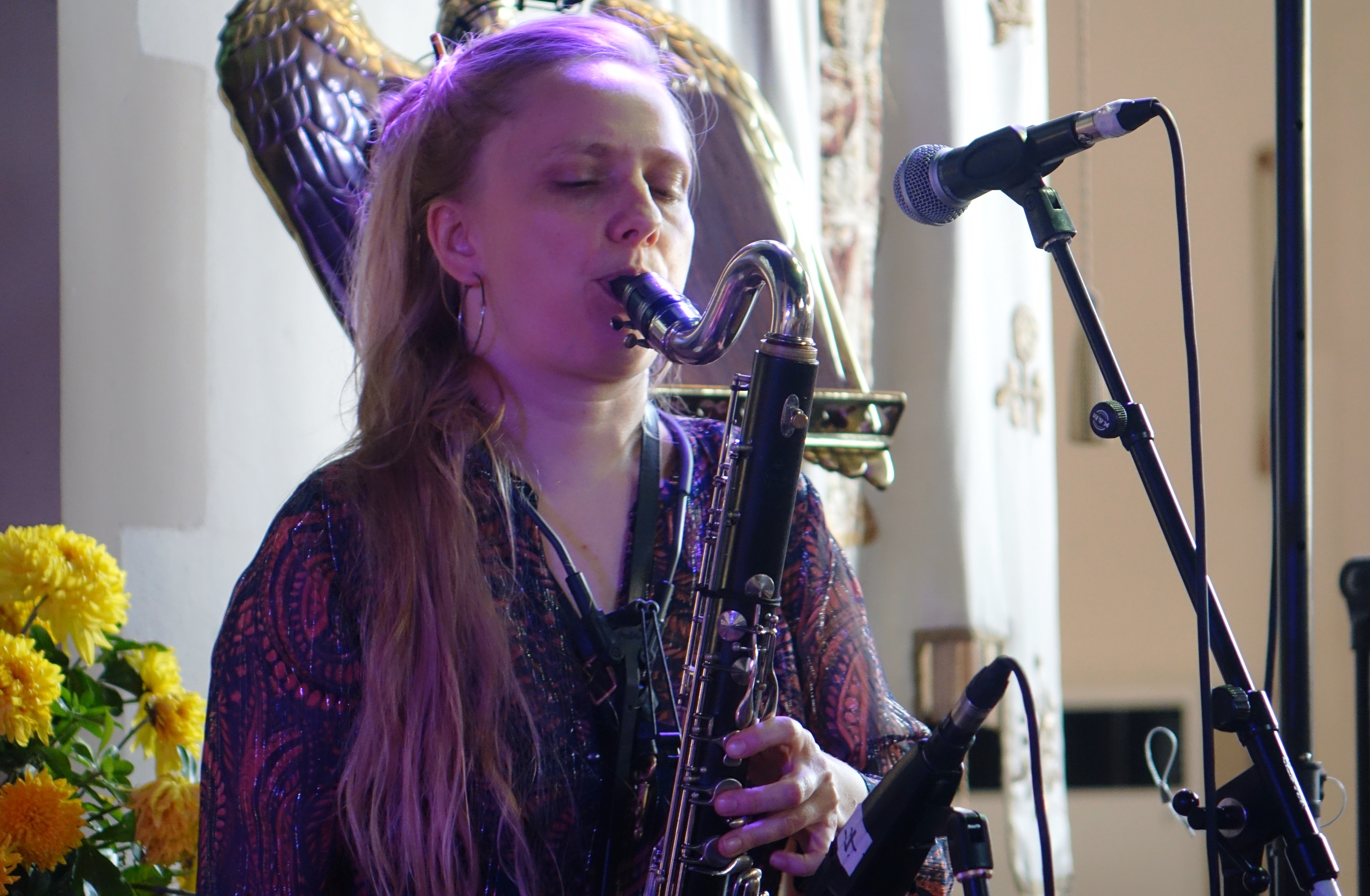 Julie Kjaer at Brighton Alternative Jazz Festival in October 2018