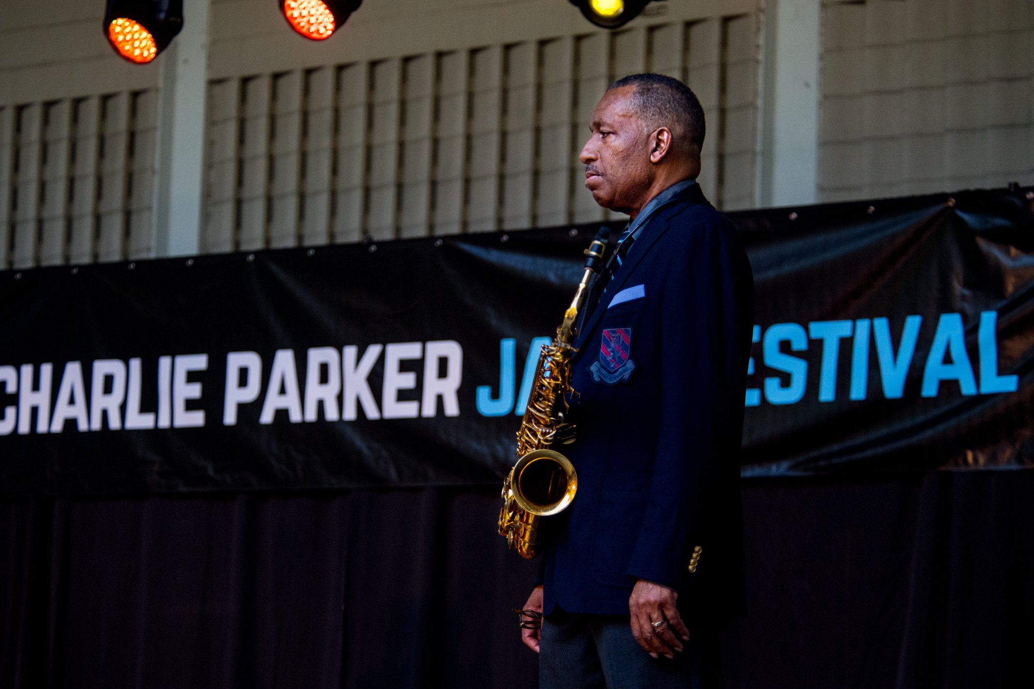 Donald Harrison at the 2023 Charlie Parker Jazz Festival