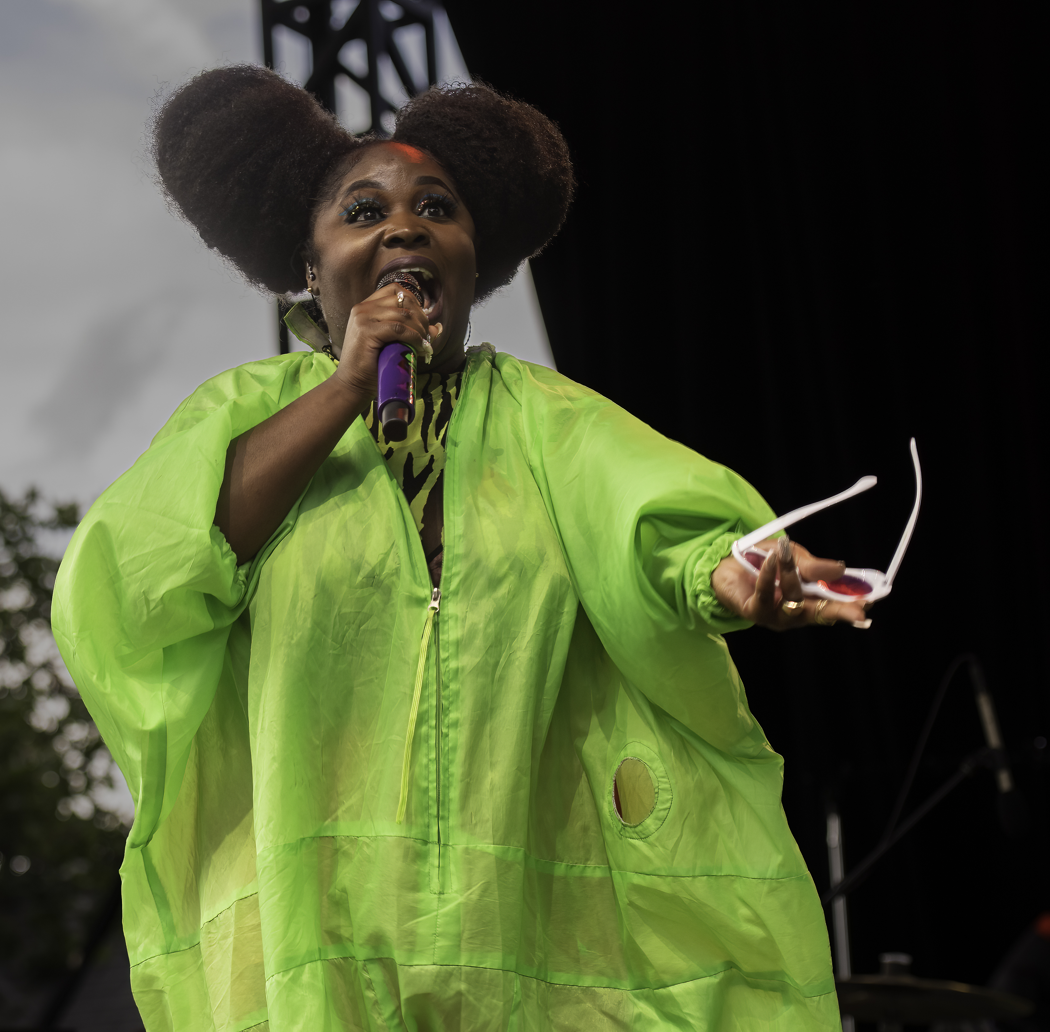 Tarriona "Tank" Ball and the Bangas at Trombone Shorty’s Voodoo Threauxdown at SummerStage