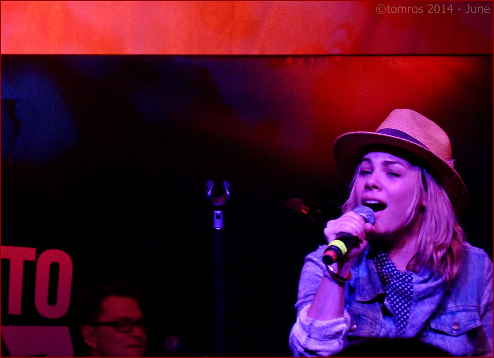 Maggie Koerner with 'galactic' at Toronto Jazz Festival, June 23, 2014.