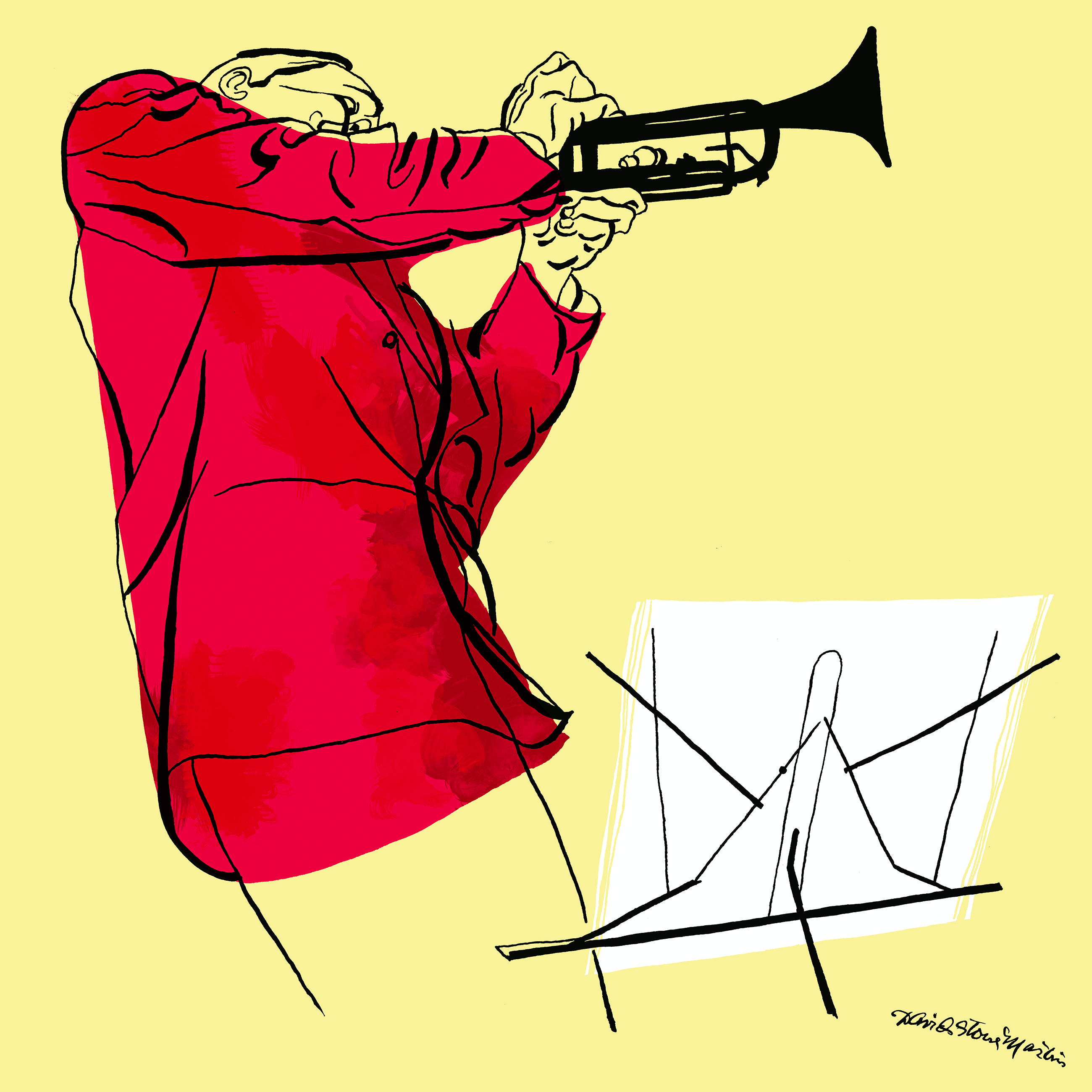 Jazz At The Philharmonic Volume Iv Fine Art Print By David Stone Martin, 1946