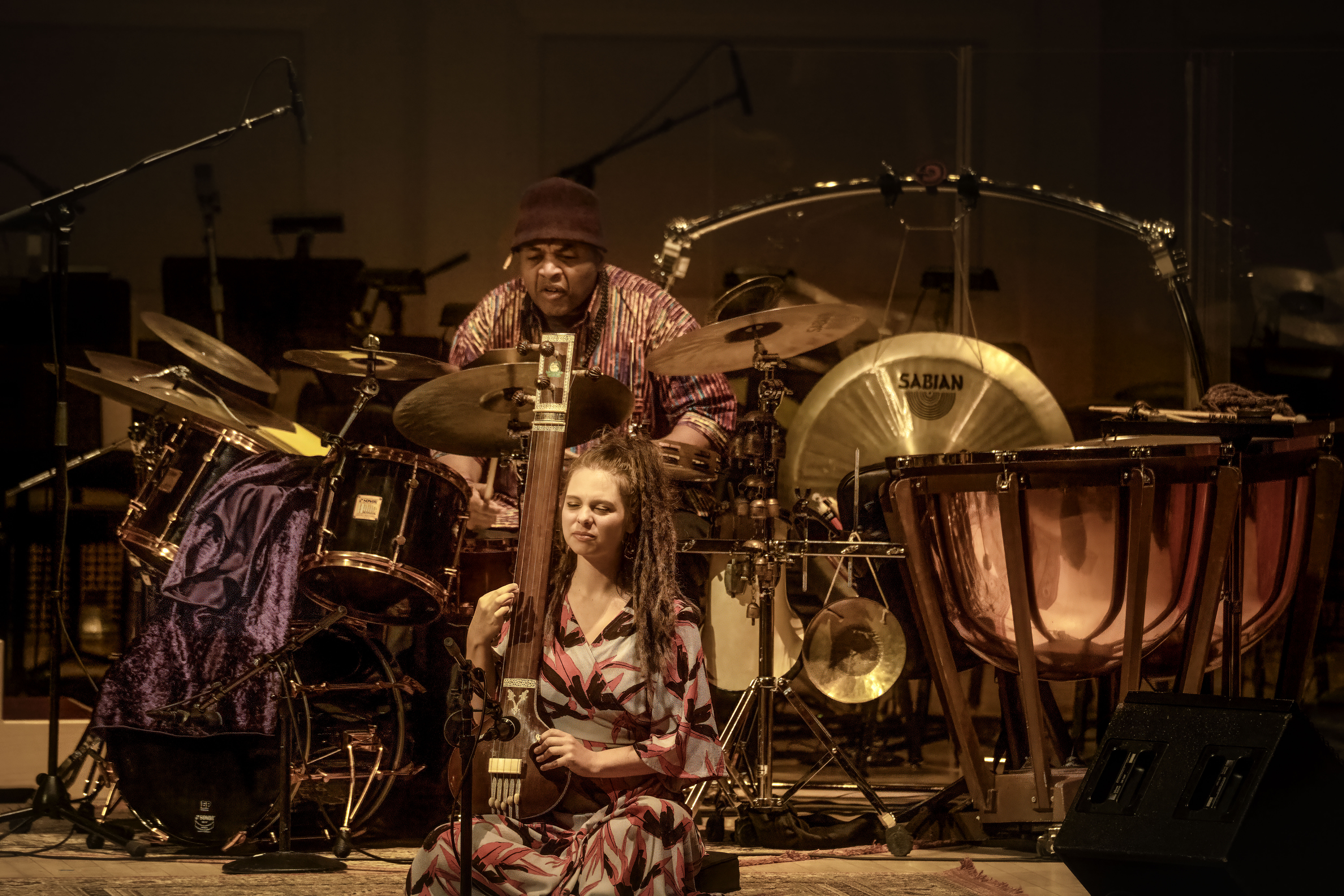 Jeff Tain Watts and Sivan Arbel With Cosmic Music: The Celestial Songs Of Alice Coltrane