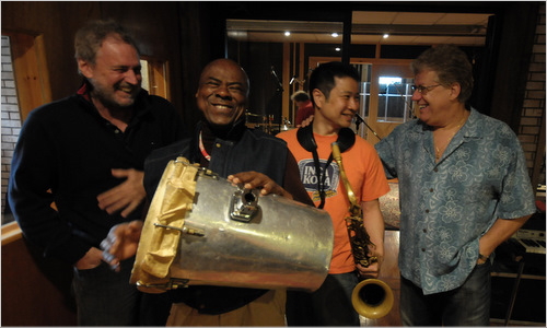 Recording with Nilson Matta, Cafe da Silva, Romero Lubambo