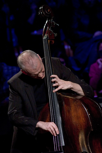 Lars Danielsson of Leszek Mozdzer Trio in Gdansk/Poland in Dec. 2005