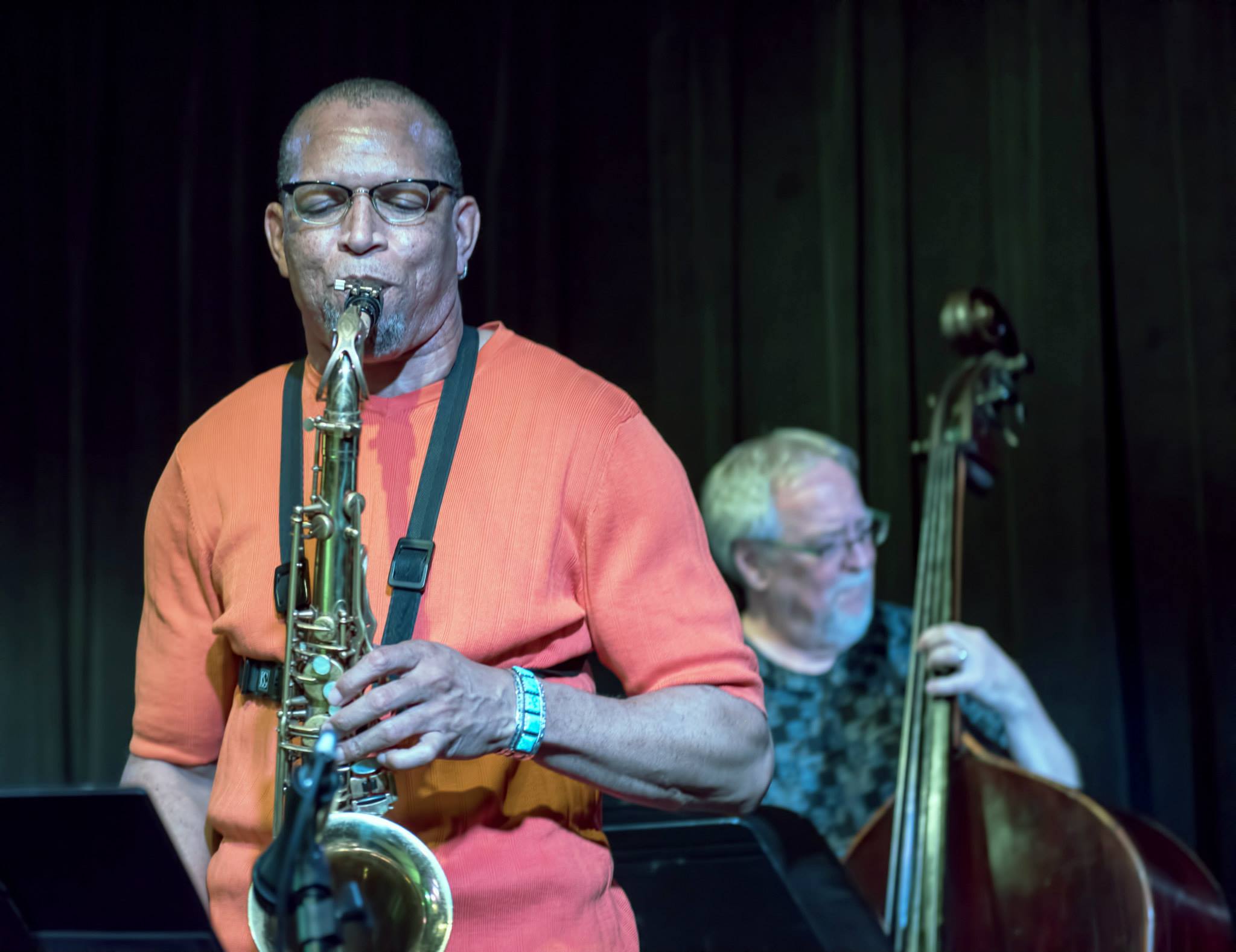 Chuck Johnson and Tom Wakeling with the Chuck Johnson Quartet at the Nash in Phoenix