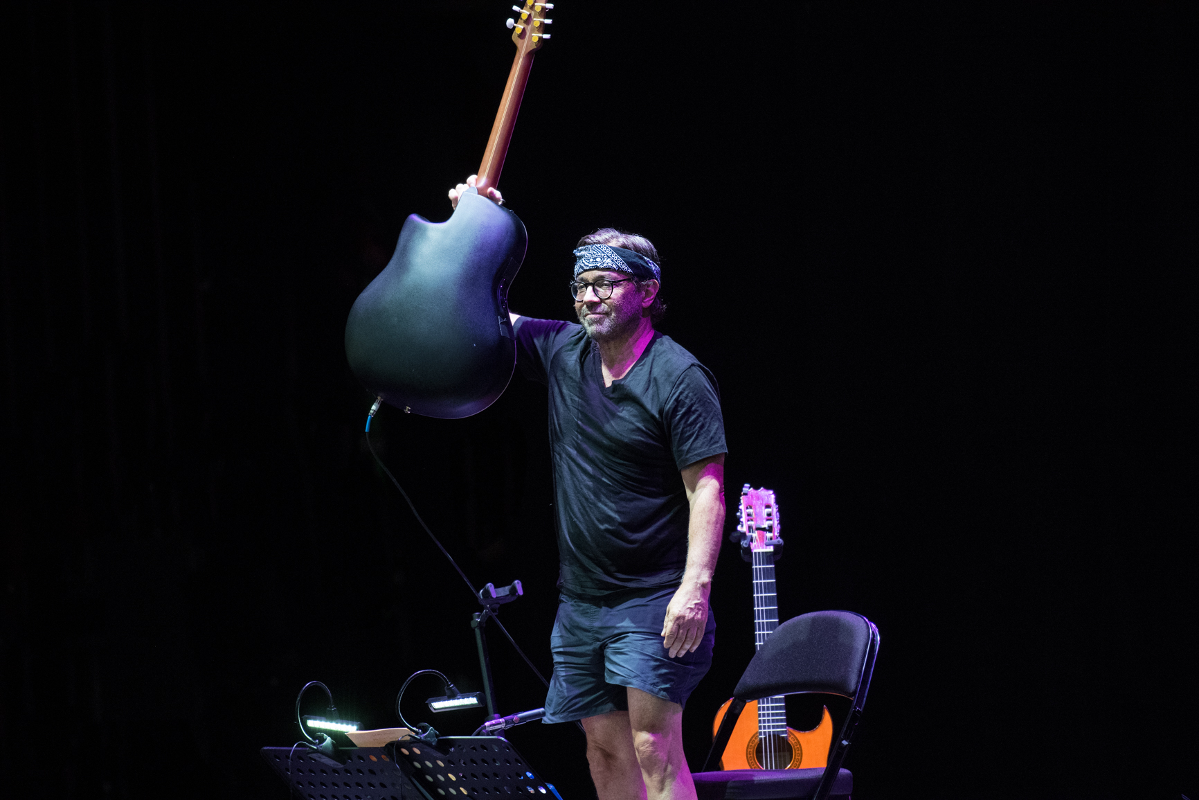 Al Di Meola at the 2021 Freihofer's Saratoga Jazz Festival