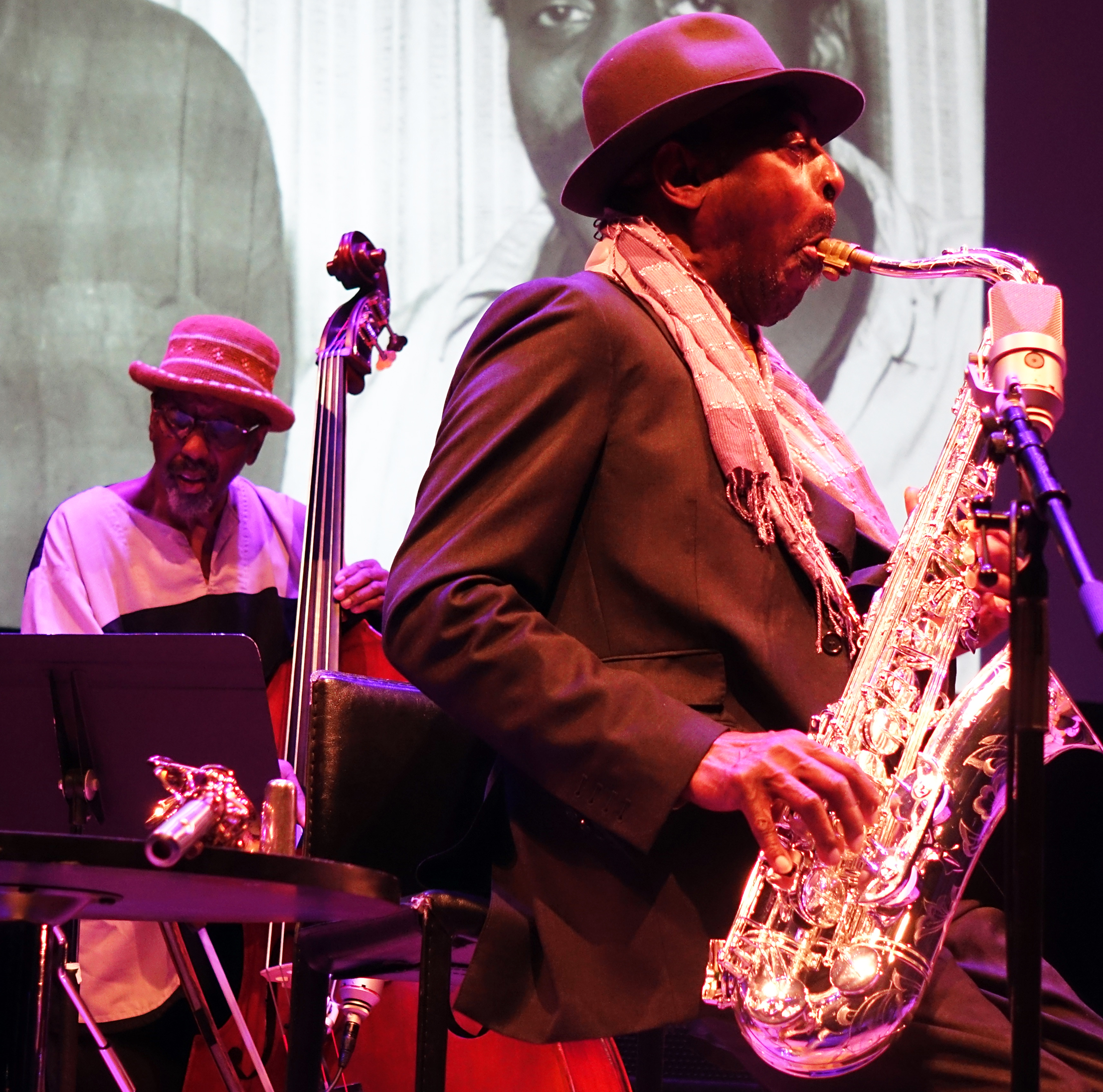 William Parker and Archie Shepp at Vision 23