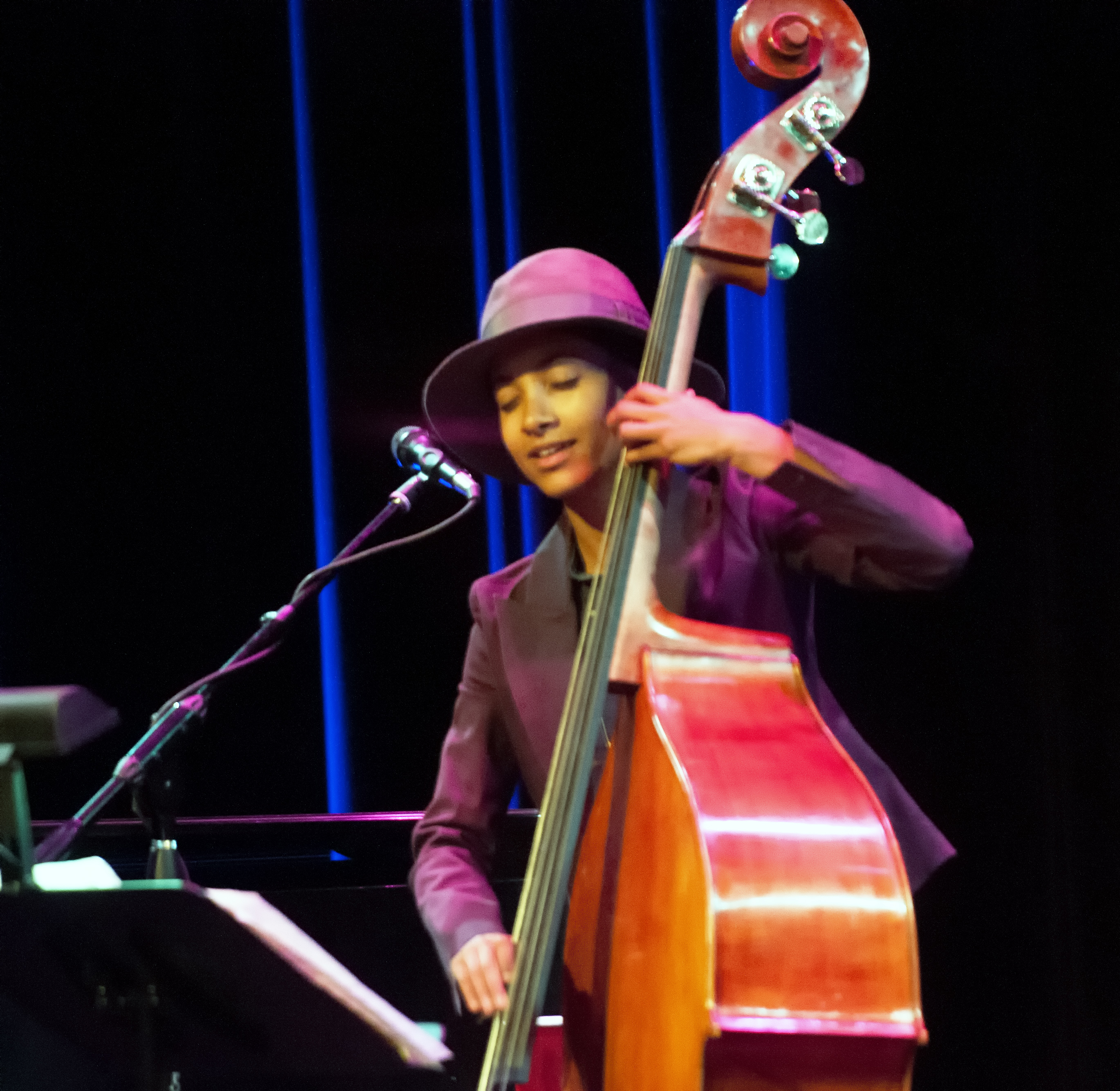 Esperanza spalding with acs at the mesa arts center