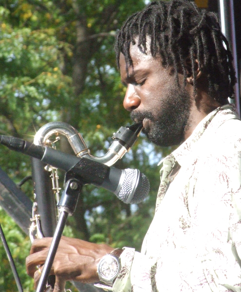 Myron Walden with Brian Blade's Fellowship Band at 2010 Chicago Jazz Festival