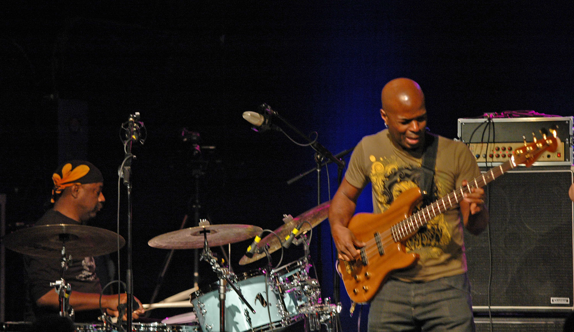 Lenny White and Richie Goods, Performing with Lenny White's Anomaly at the 2010 New Universe Music Festival