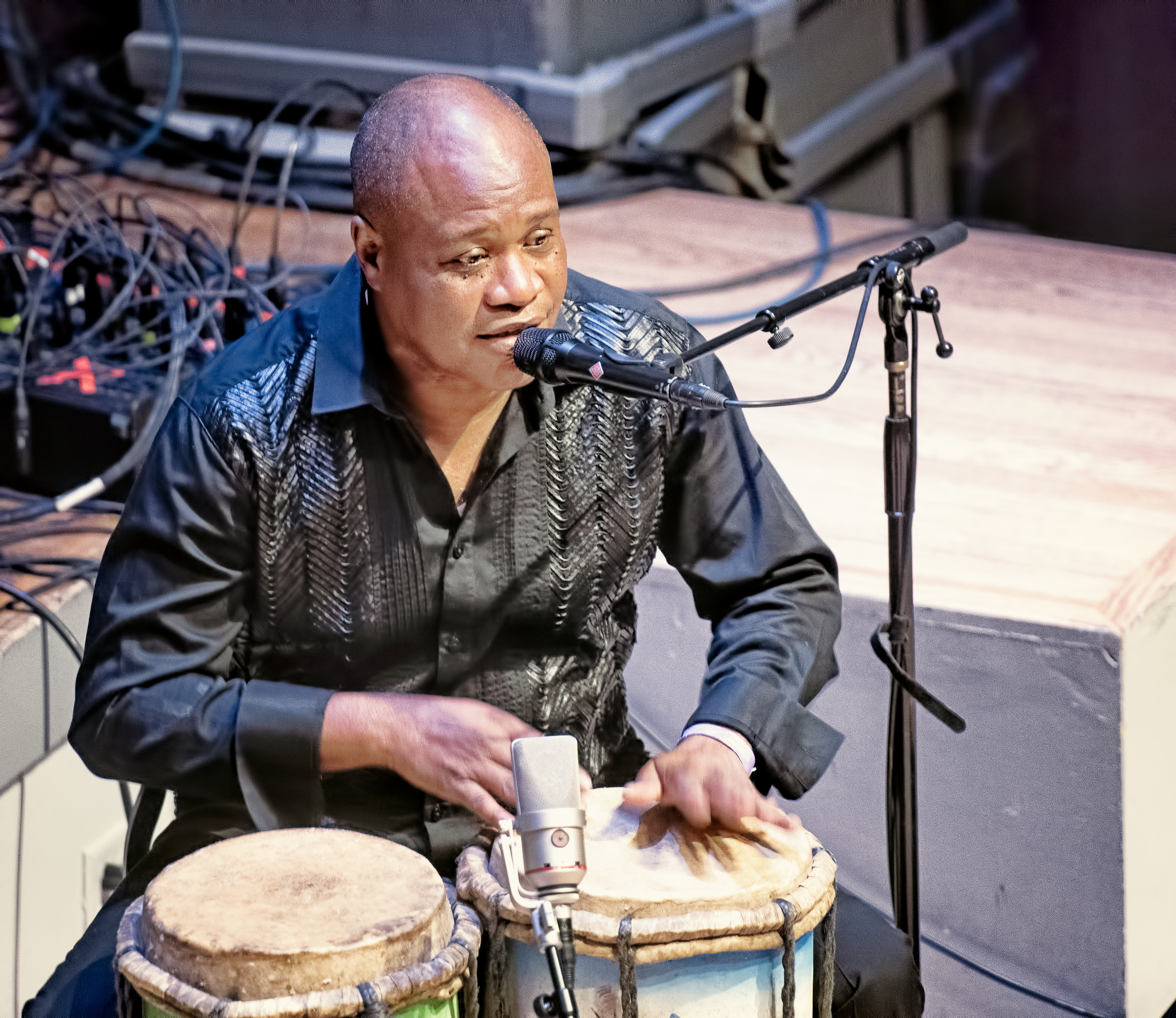 Jean Guy Rene with Andrew Cyrille and Haitian Fascination At the Vision Festival 2019