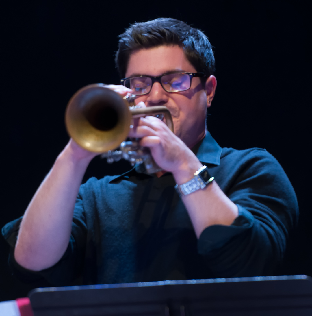 Tatum Greenblatt with the Oliver Lake Big Band at Roulette