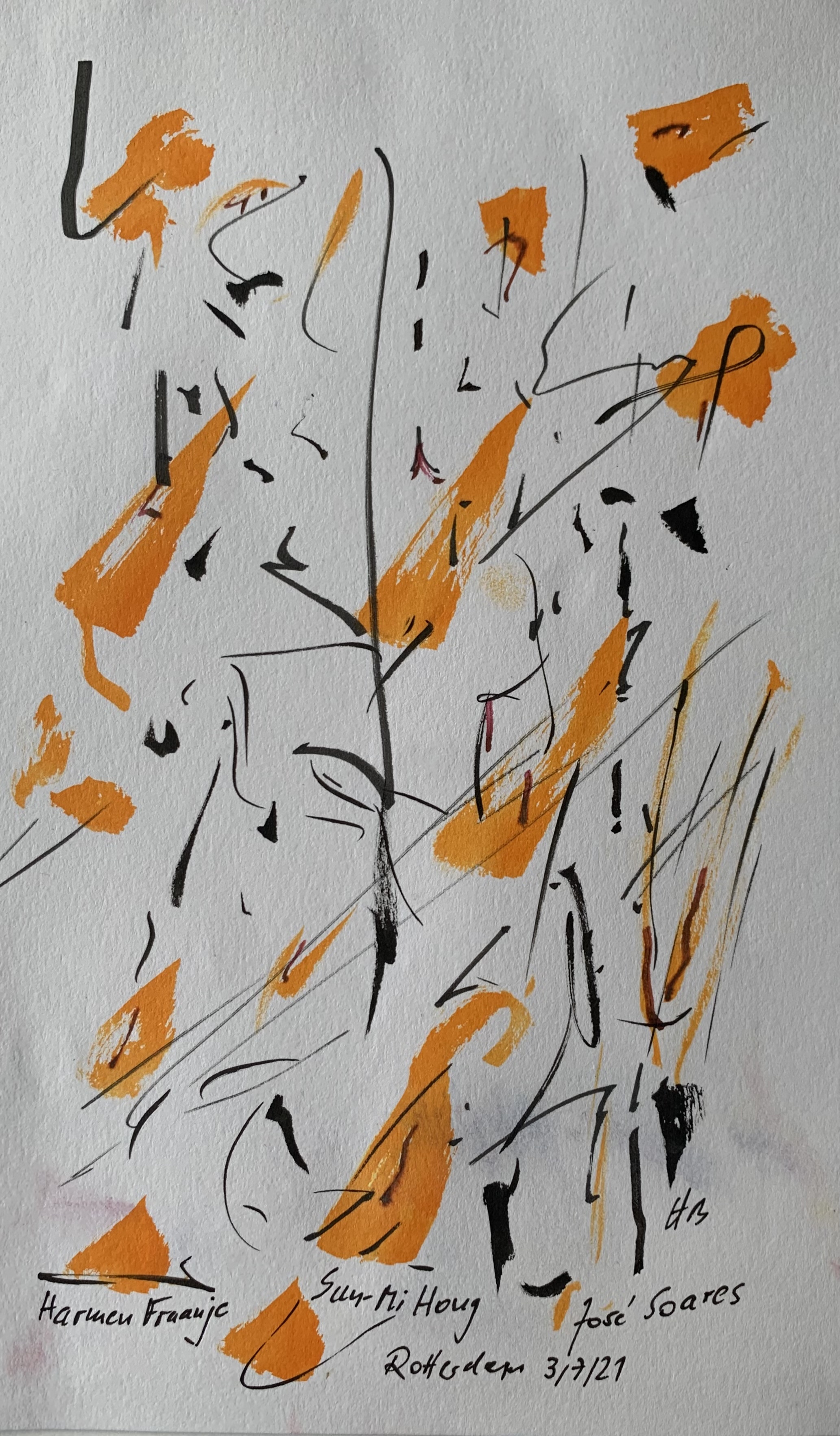 live drawing North Sea Round Town 2021: trio Sun Mi Hong/José Soares/Harmen Fraanje