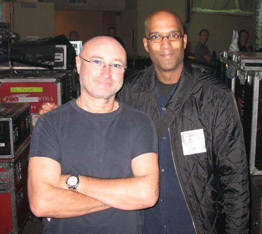 Anil Prasad with Phil Collins