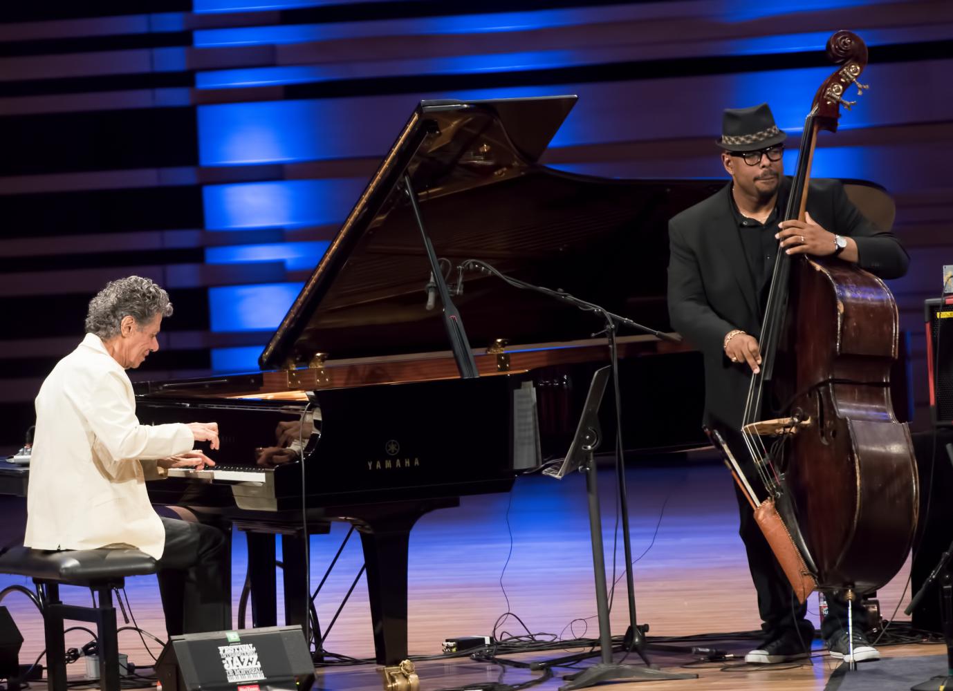 Chick Corea and Christian McBride at the Montreal International Jazz Festival 2016