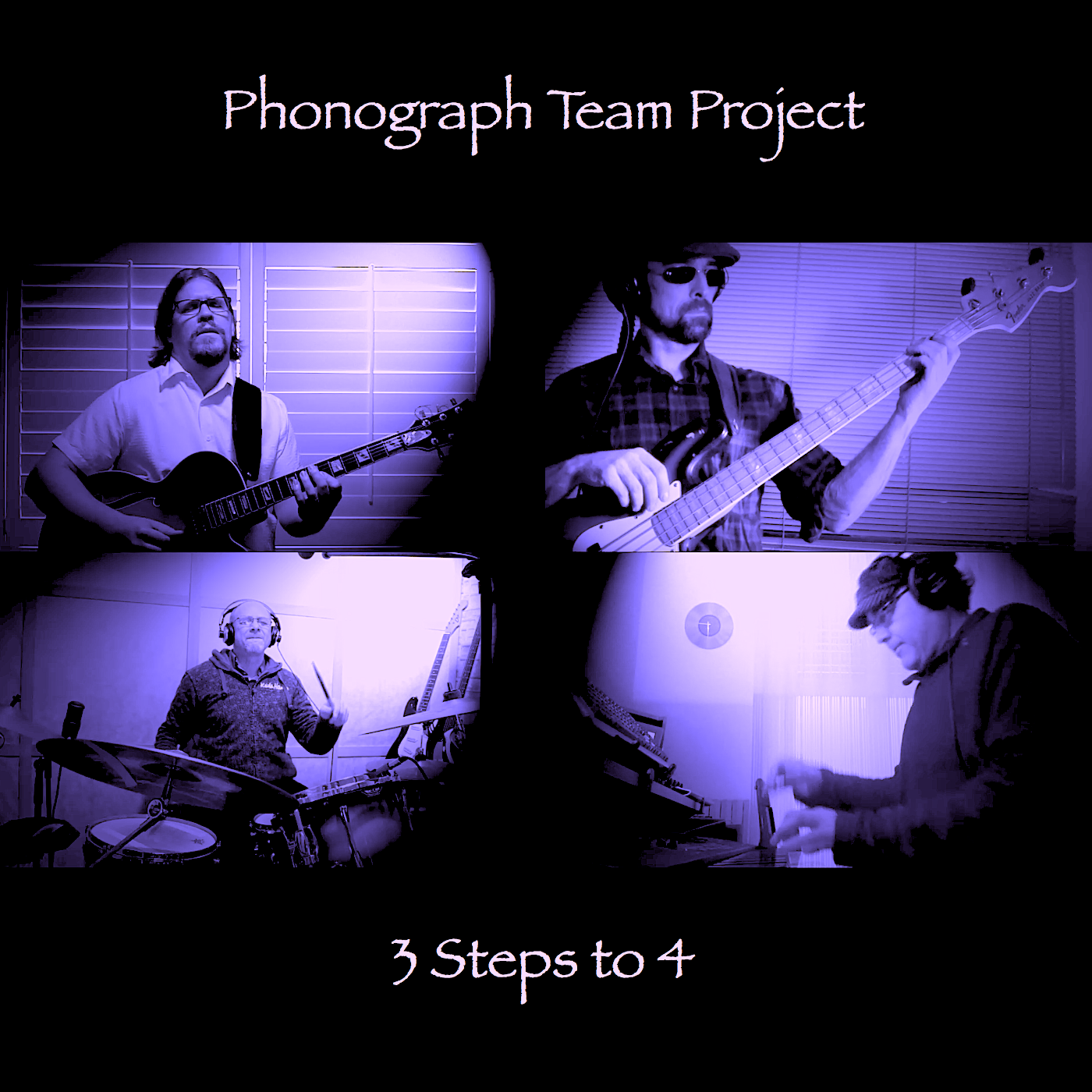 Phonograph Team Project, 3 Steps to 4, cd Artwork, Front Cover