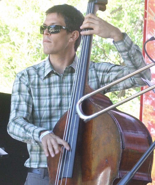 Anton Hatwich with Paul Giallorenzo's GitGo at 2010 Chicago Jazz Festival