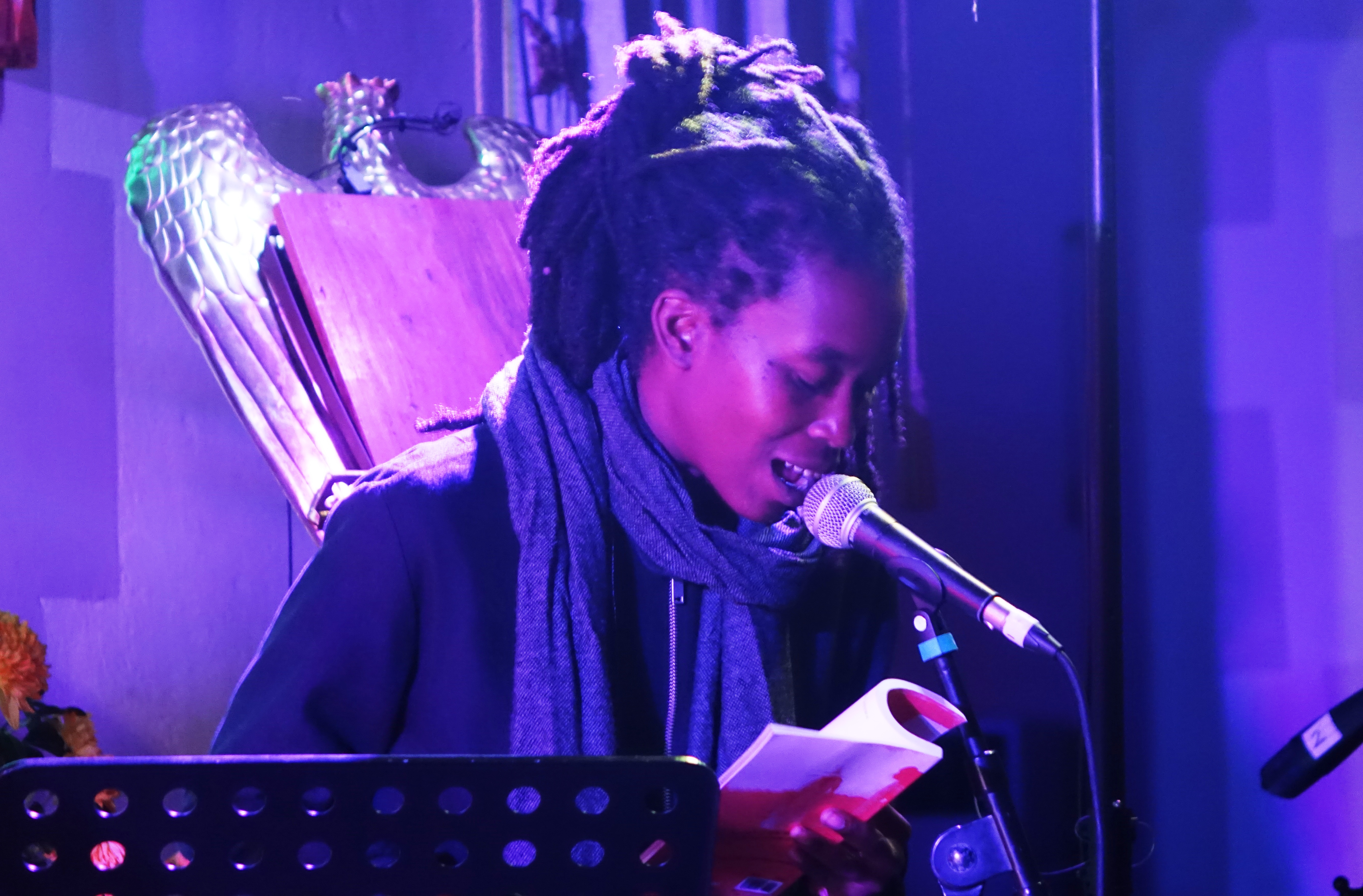 Camae Ayewa at Brighton Alternative Jazz Festival in October 2018