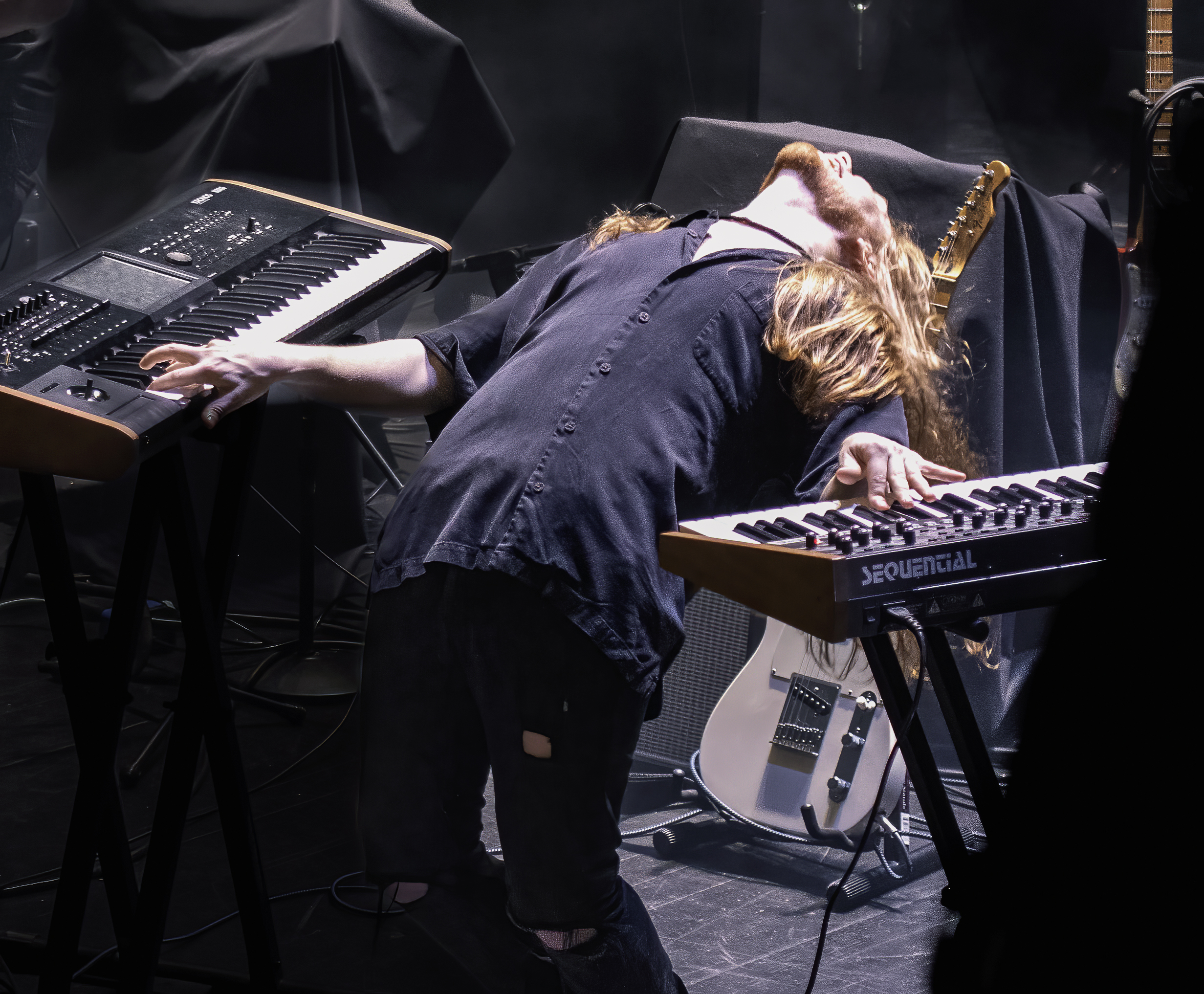 Graham Richman with Bartees Strange at The Brooklyn Academy of Music Opera House