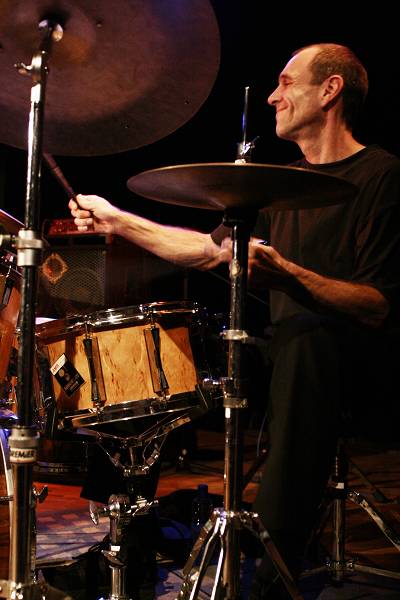 Thierry Hochstatter with the "Moncef Genoud Trio" at the Sud Des Alpes, Amr, Geneva, Switzerland,2005