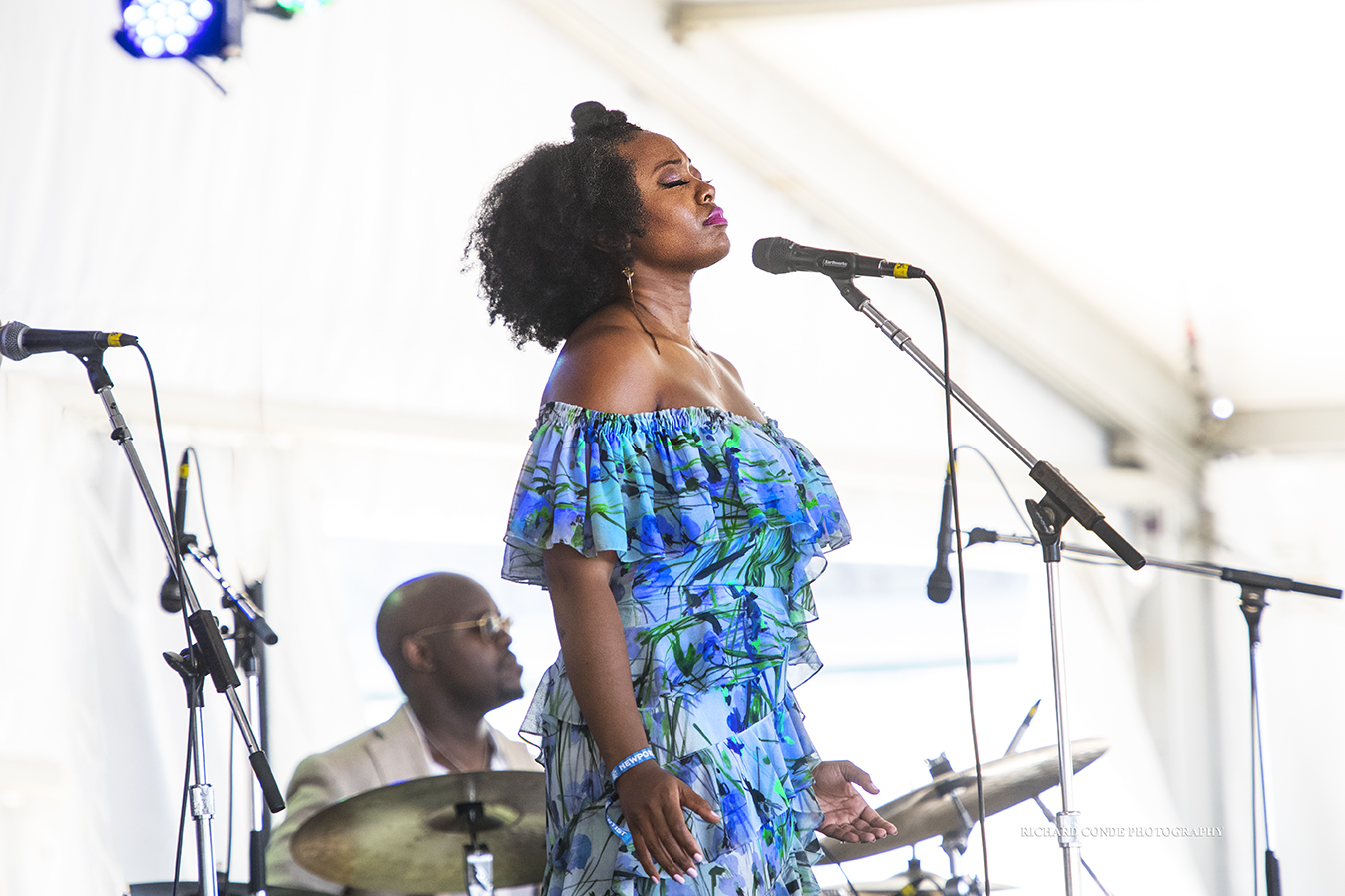 Alicia Olatuja at the 2018 Newport Jazz Festival