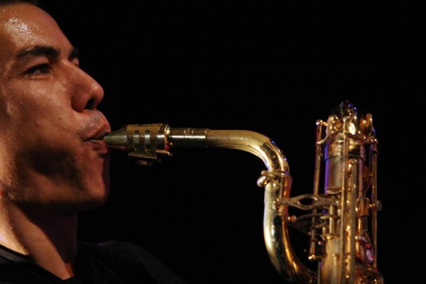 Aina Rakotobe with "NK" at the Sud Des Alpes, Amr, Geneva, Switzerland, May 2006