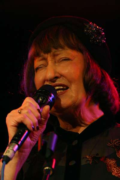 Sheila Jordan with "Sheila Jordan & le Trio Fort,Believe in Jazz" at the Amr, Sud Des Alpes, Geneva, Switzerland, 2005