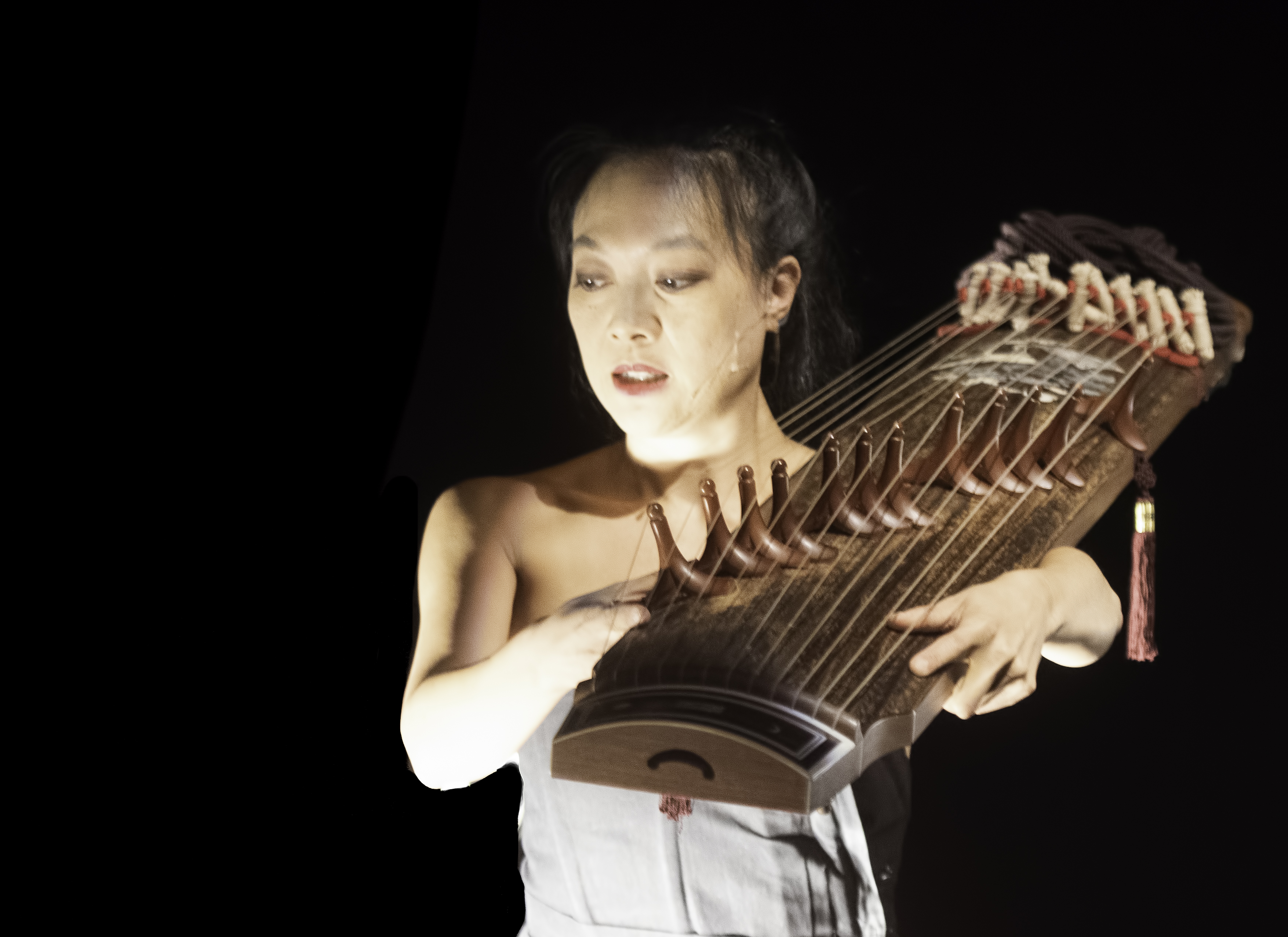 Jen Shyu performing Nine Doors at the Guelph Jazz Festival 2019