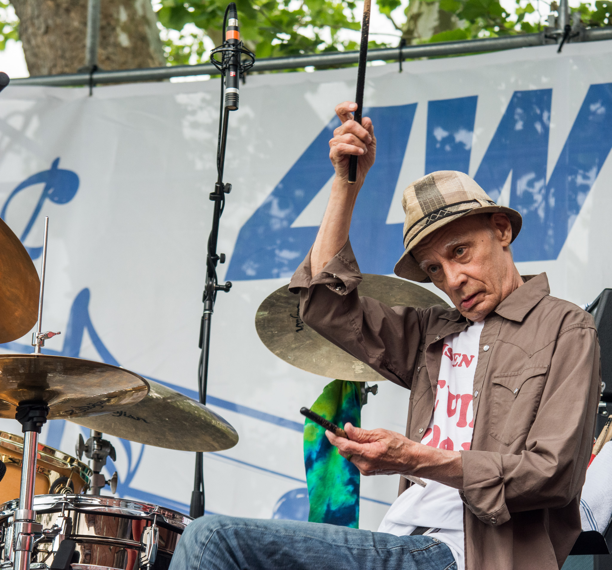 Johnny Vidacovich at French Quarter Fest 2022