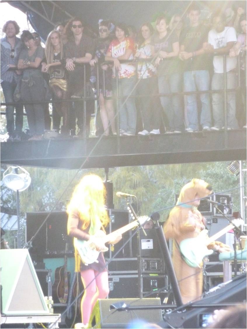 MGMT on the Sony Make.Believe Stage on 10-31-10 -- Pic 3