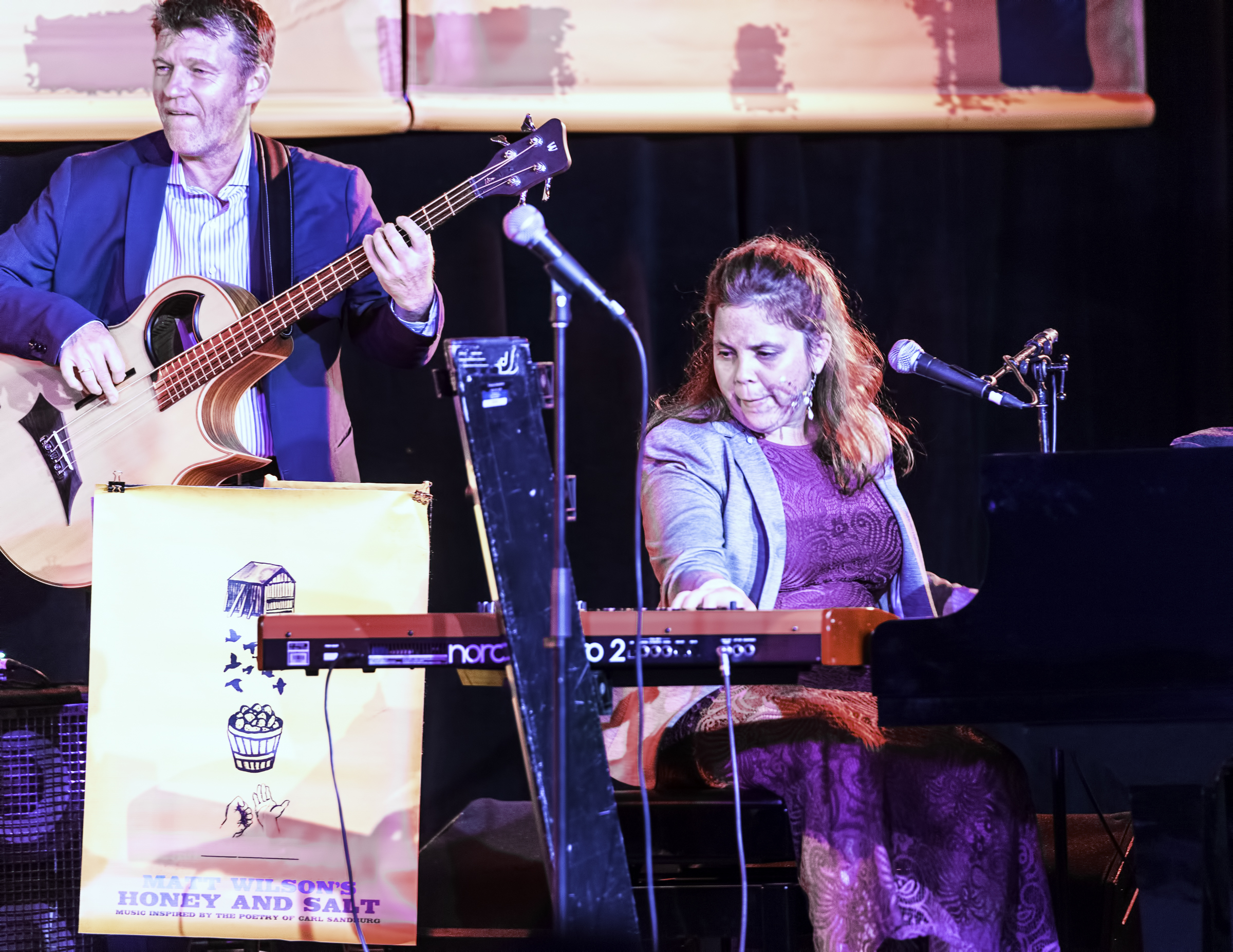 Martin Wind and Dawn Clement with Matt Wilson's Honey and Salt at the Monterey Jazz Festival