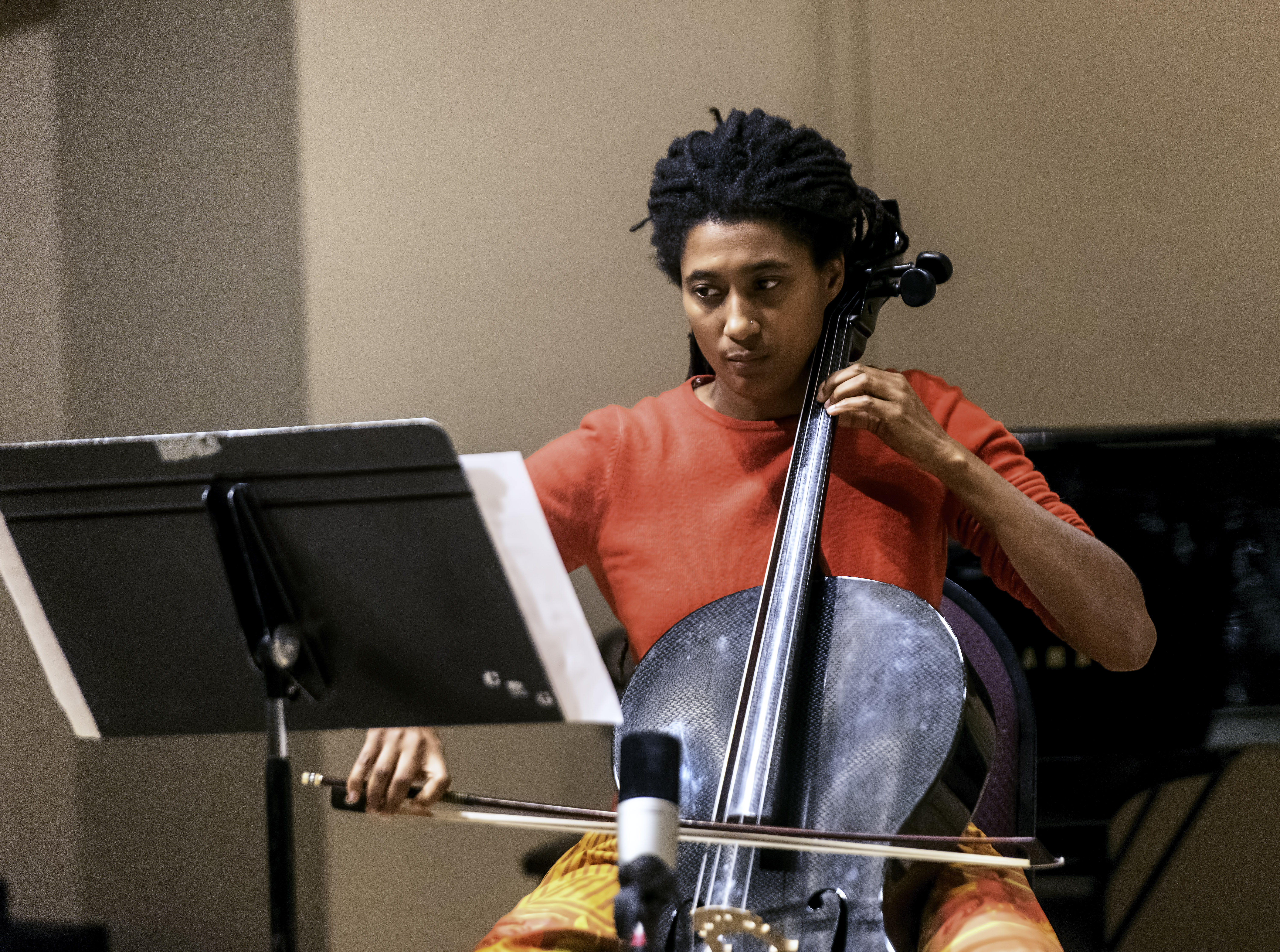 Tomeka Reid with Tomas Fujiwara's 7 Poets Trio at the Guelph Jazz Festival 2019