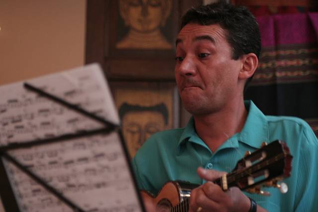 Francois Sever with Choro Bandido at the Verre a Soif, Geneva, Switzerland,2005