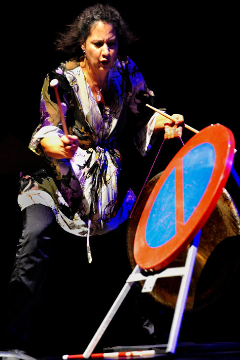 Marilyn Mazur — jazz photo by Camilla Stolen | All About Jazz