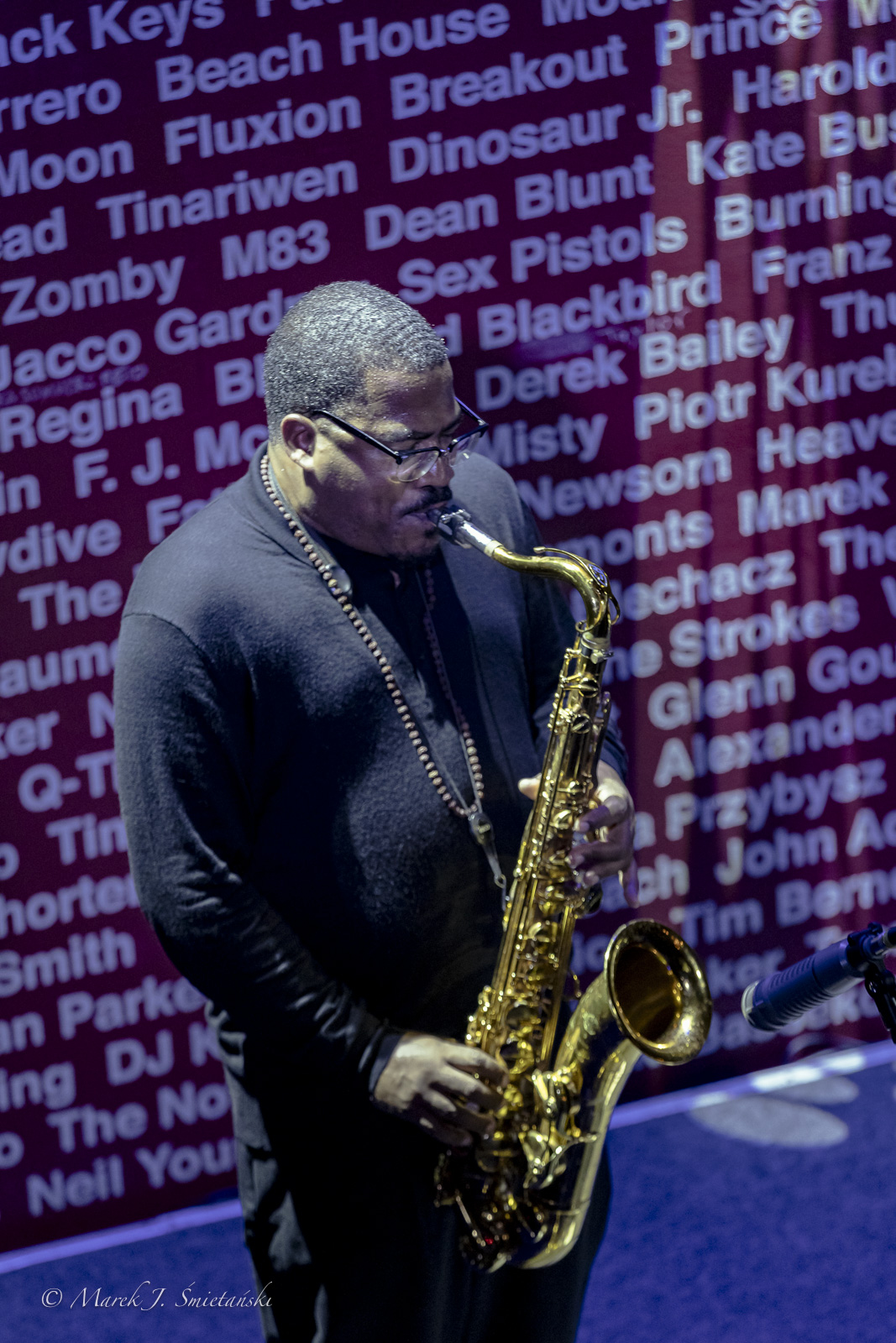 James Brandon Lewis — jazz photo by Marek J. Śmietański | All About Jazz