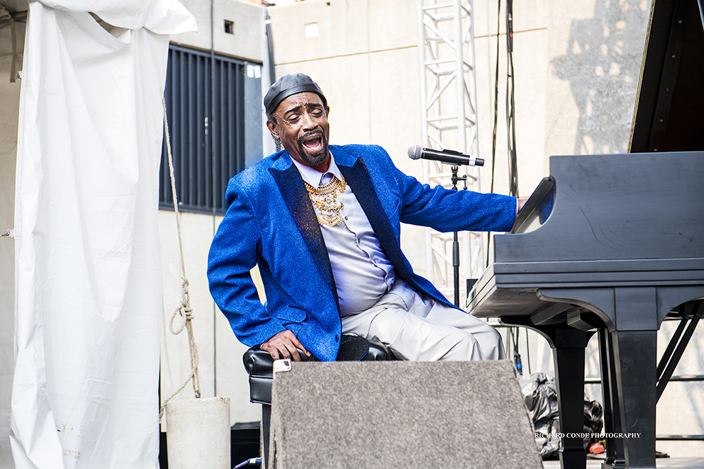 Frank O'Neal at the 2017 Detroit Jazz Festival