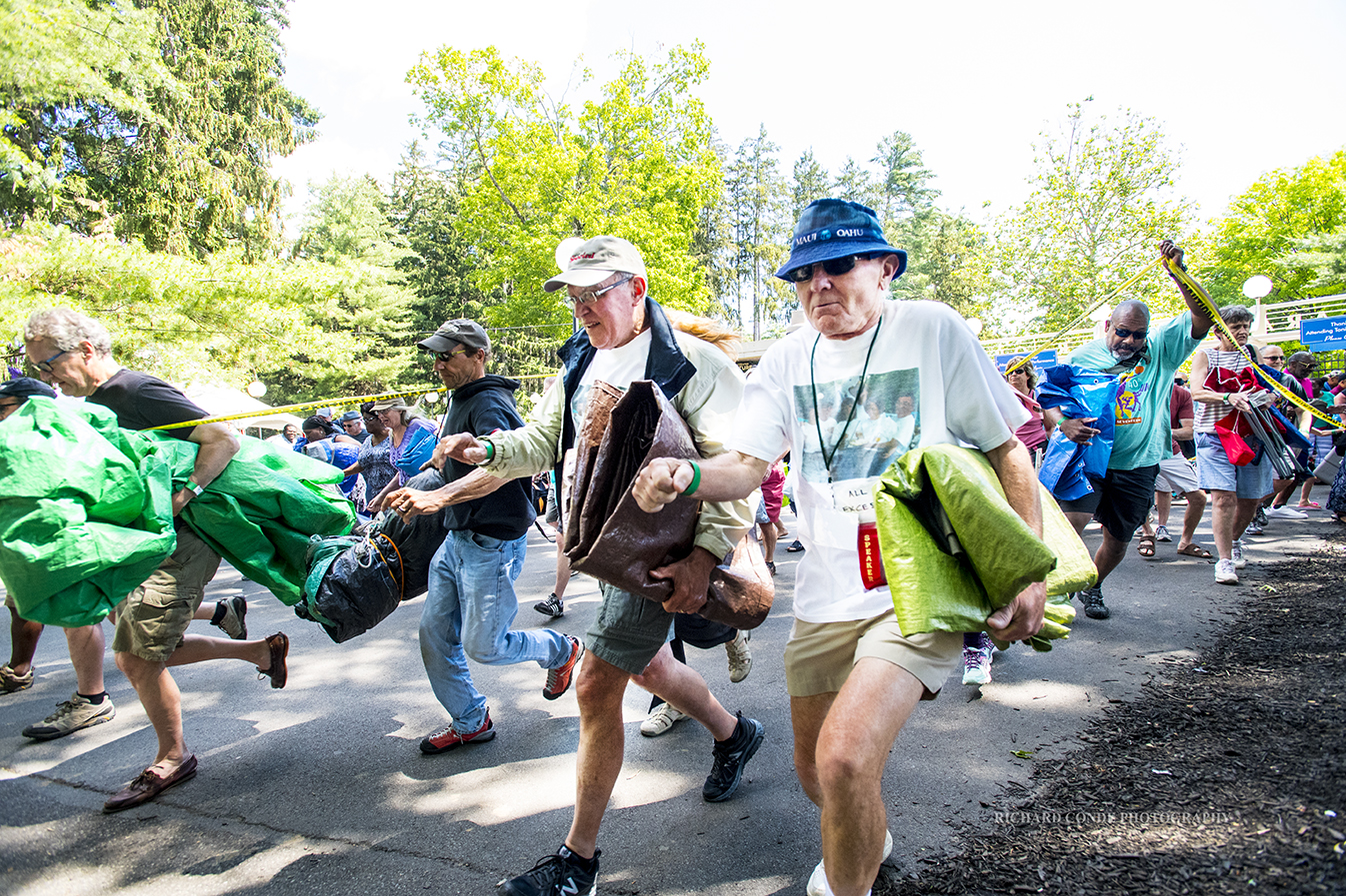 Jazz Fans at the Freihofer Saratoga Jazz Festival 2017