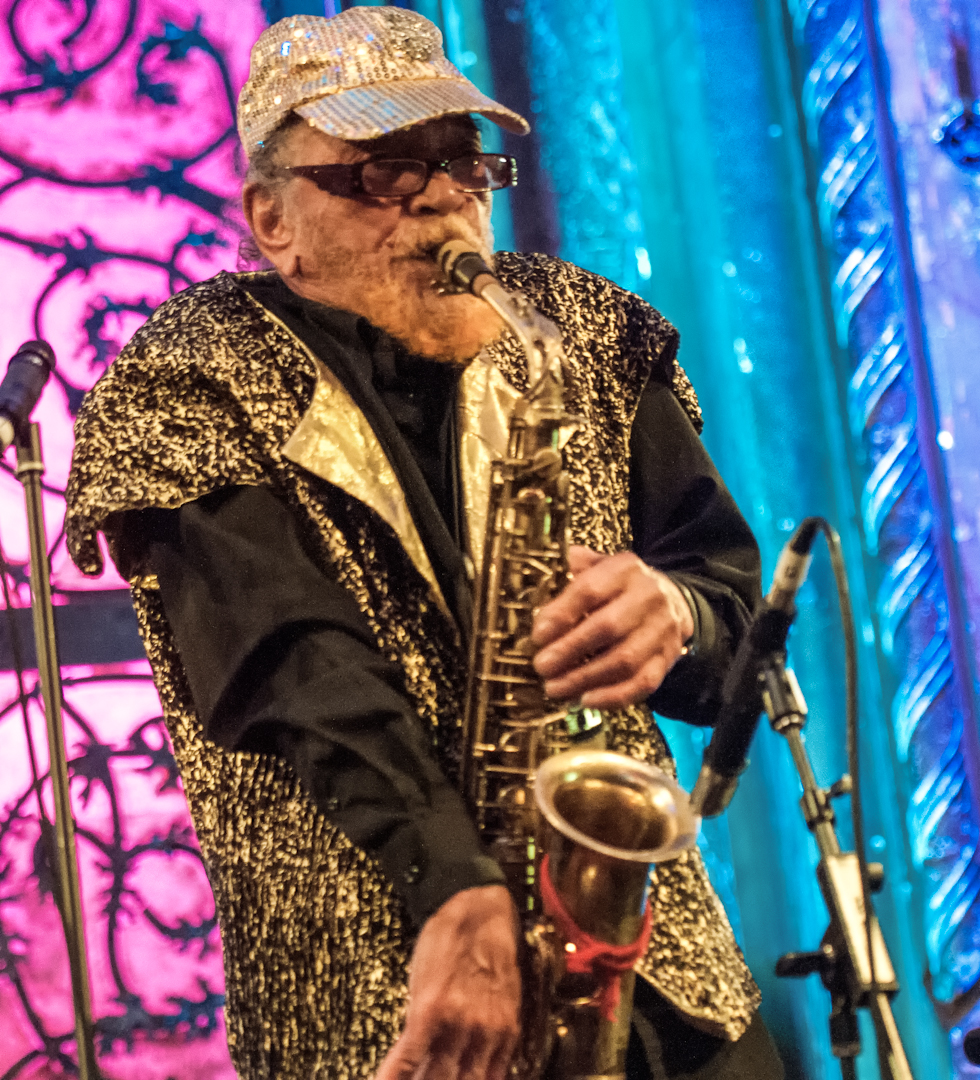 Marshall Allen at the Under_line Benefit at Angel Orensanz Foundation