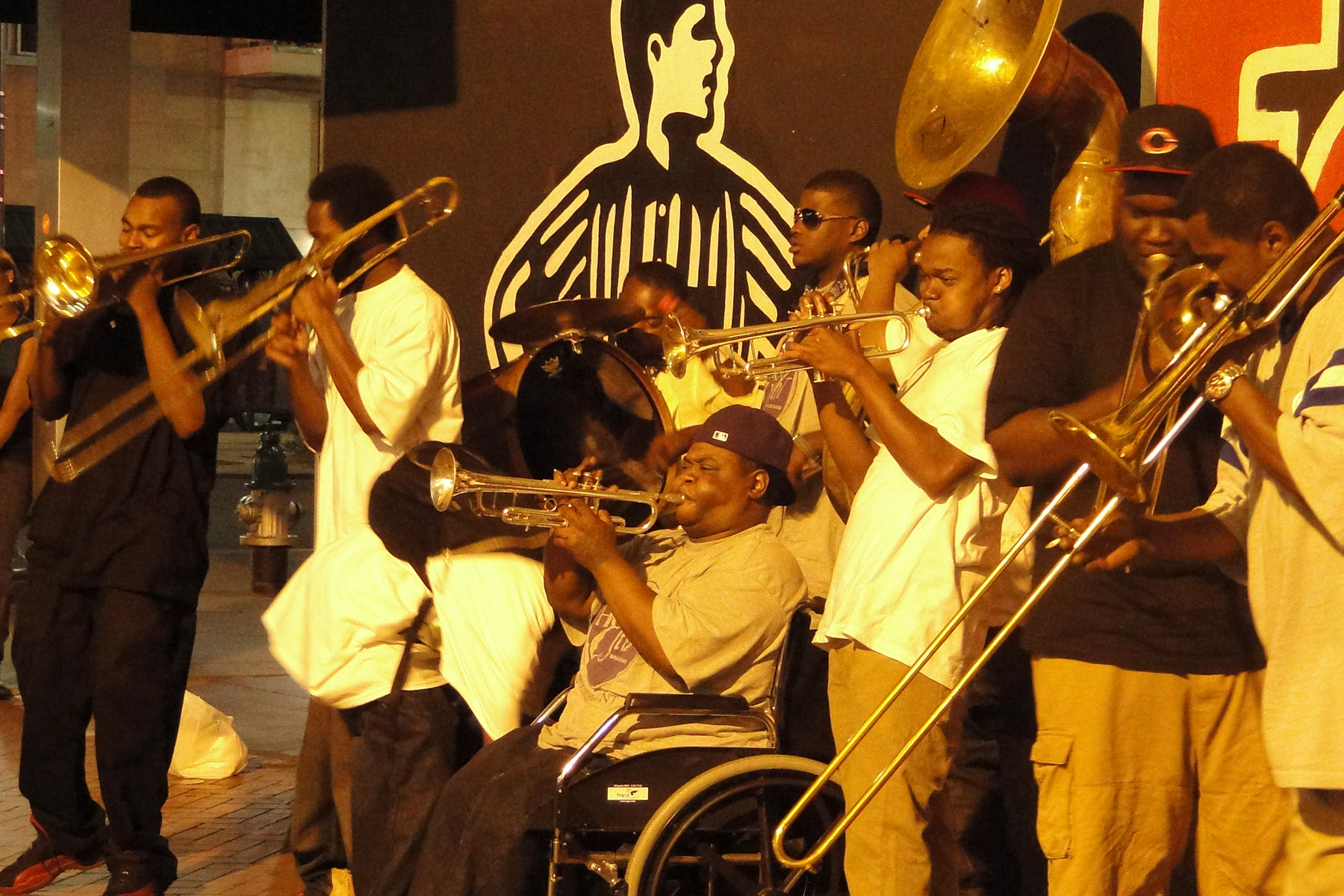 New Orleans_street Musicians in Bourbon Street