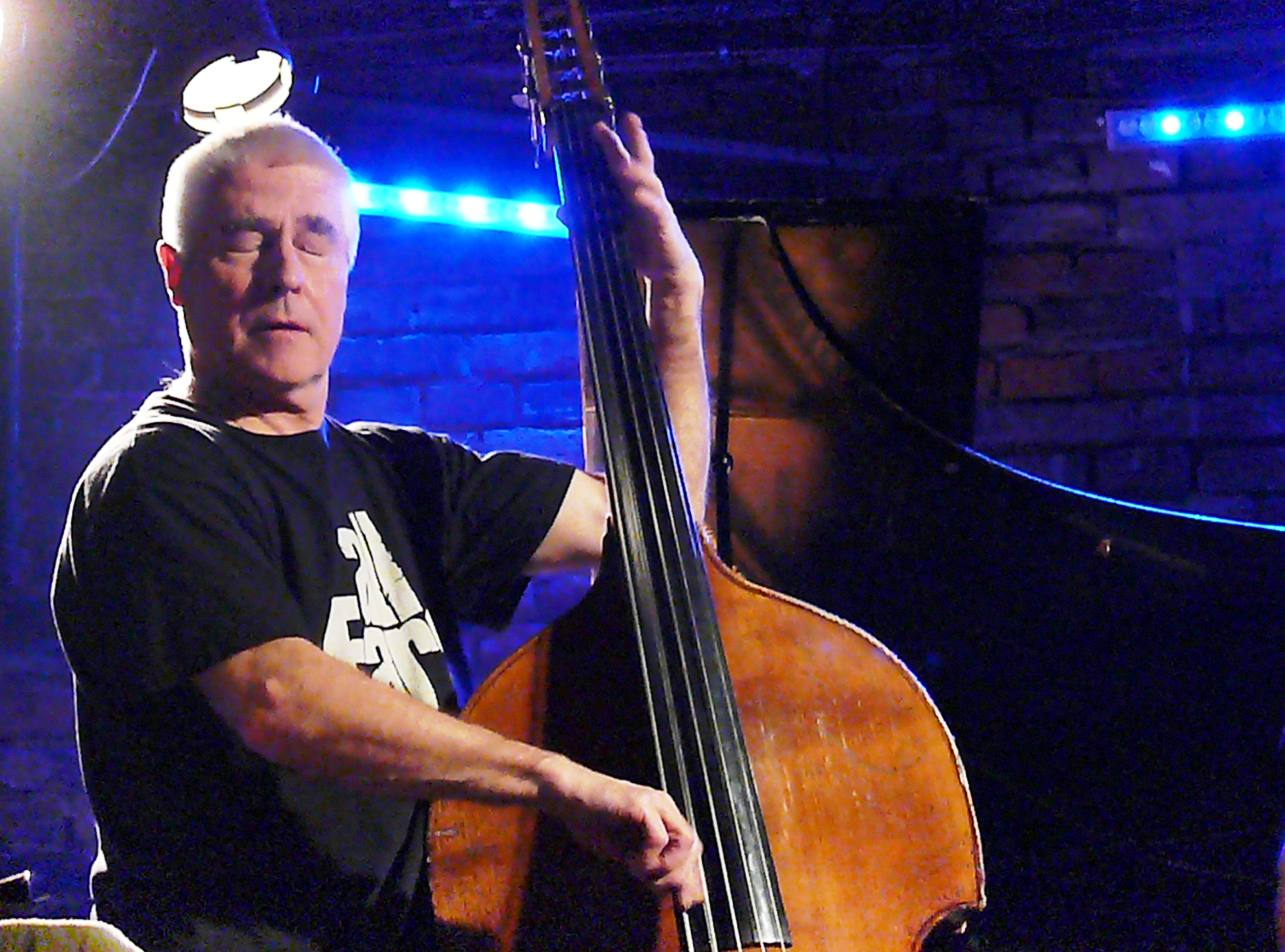 Barry Guy at Alchemia, Krakow in November 2012