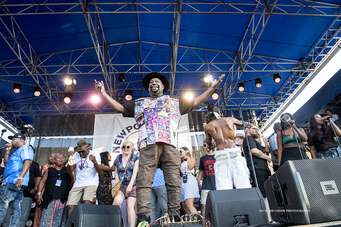 George Clinton and Parliament Funkadelic at the 2018 Newport Jazz Festival