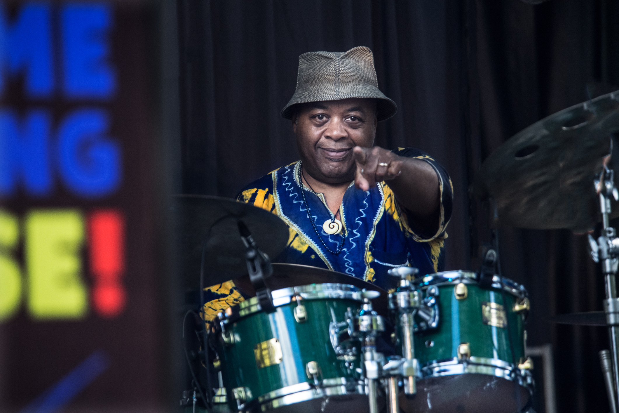 Jeff Tain Watts at the 2023 Charlie Parker Jazz Festival