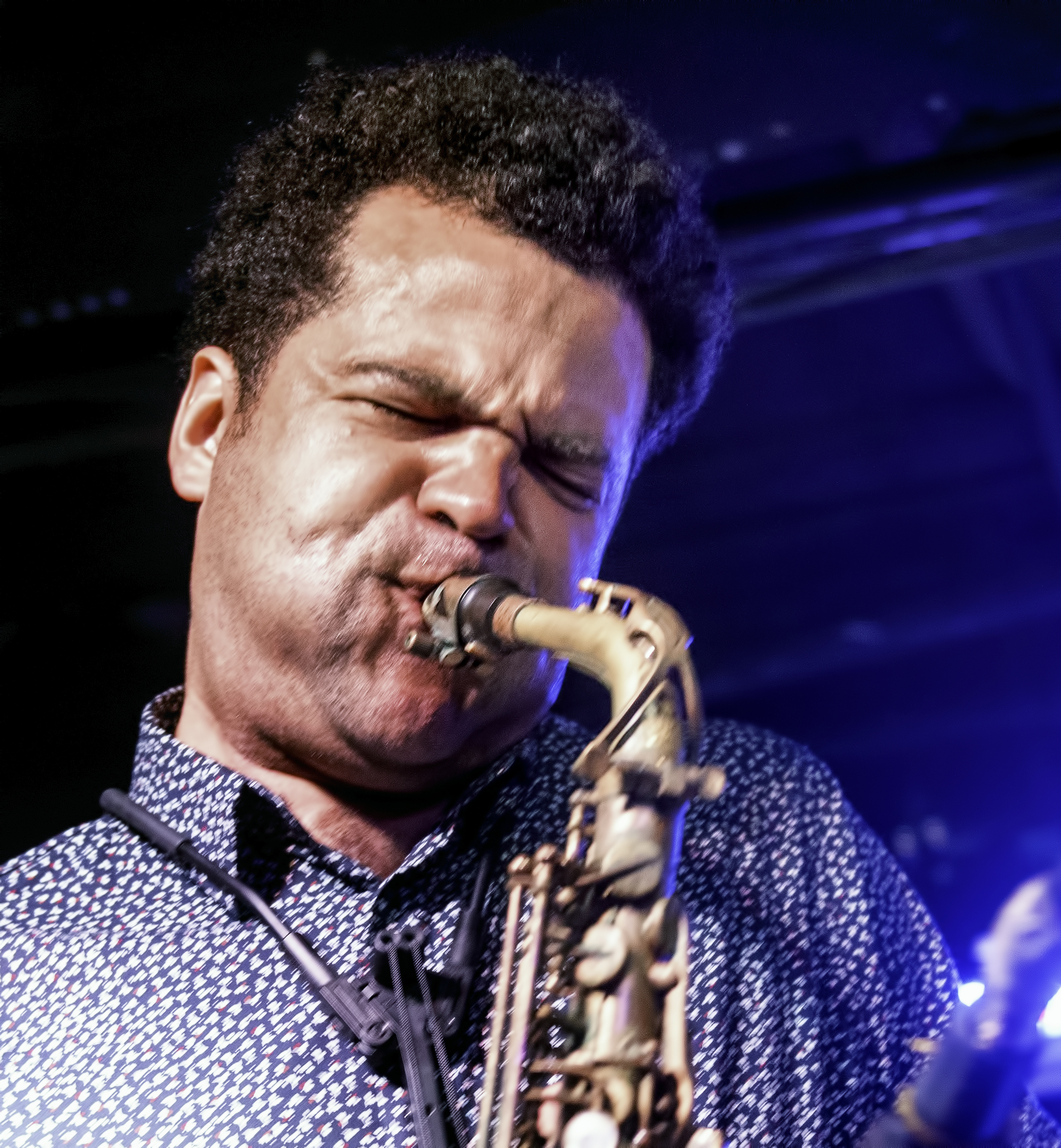 Greg Ward with Makaya McCraven at the Toronto Jazz Festival 2019