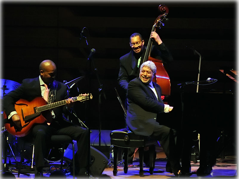 Russell Malone with Hassan JJ Wiggins Shakur and Monty Alexander
